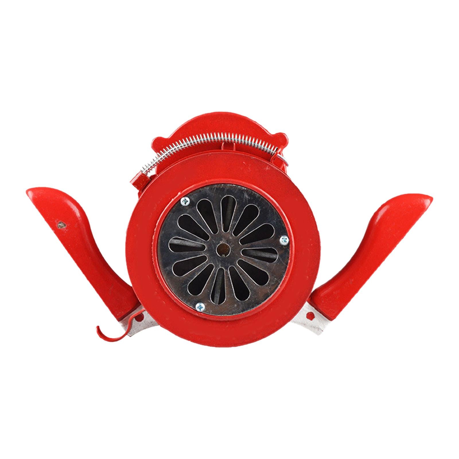 Manual Hand Crank Loud 550Hz Air ALARMS Alarm for Factories Port Flood Control Red