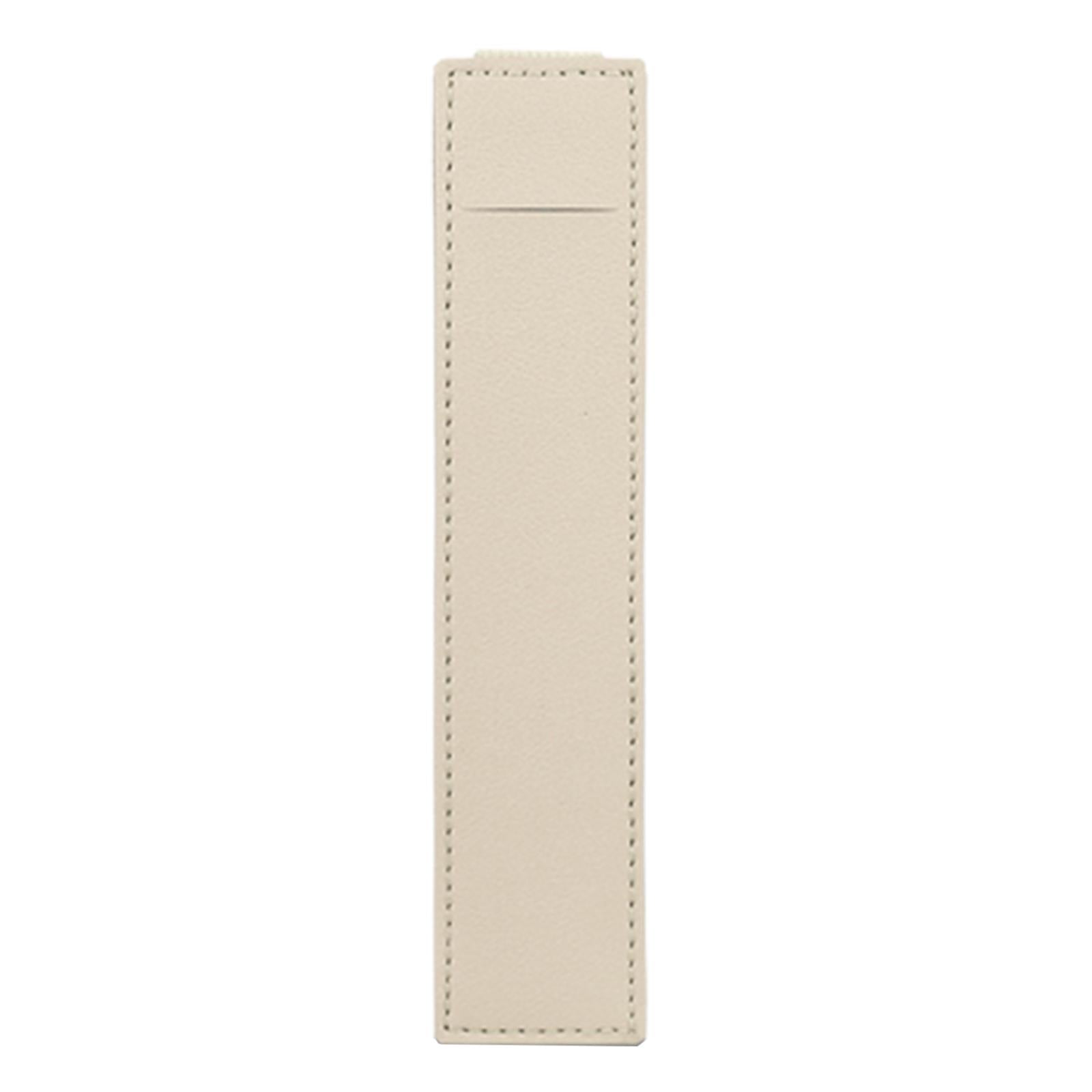 2xElastic Band Pen Holder Pen Sleeve for Hardcover Journals Planners Notebooks Beige