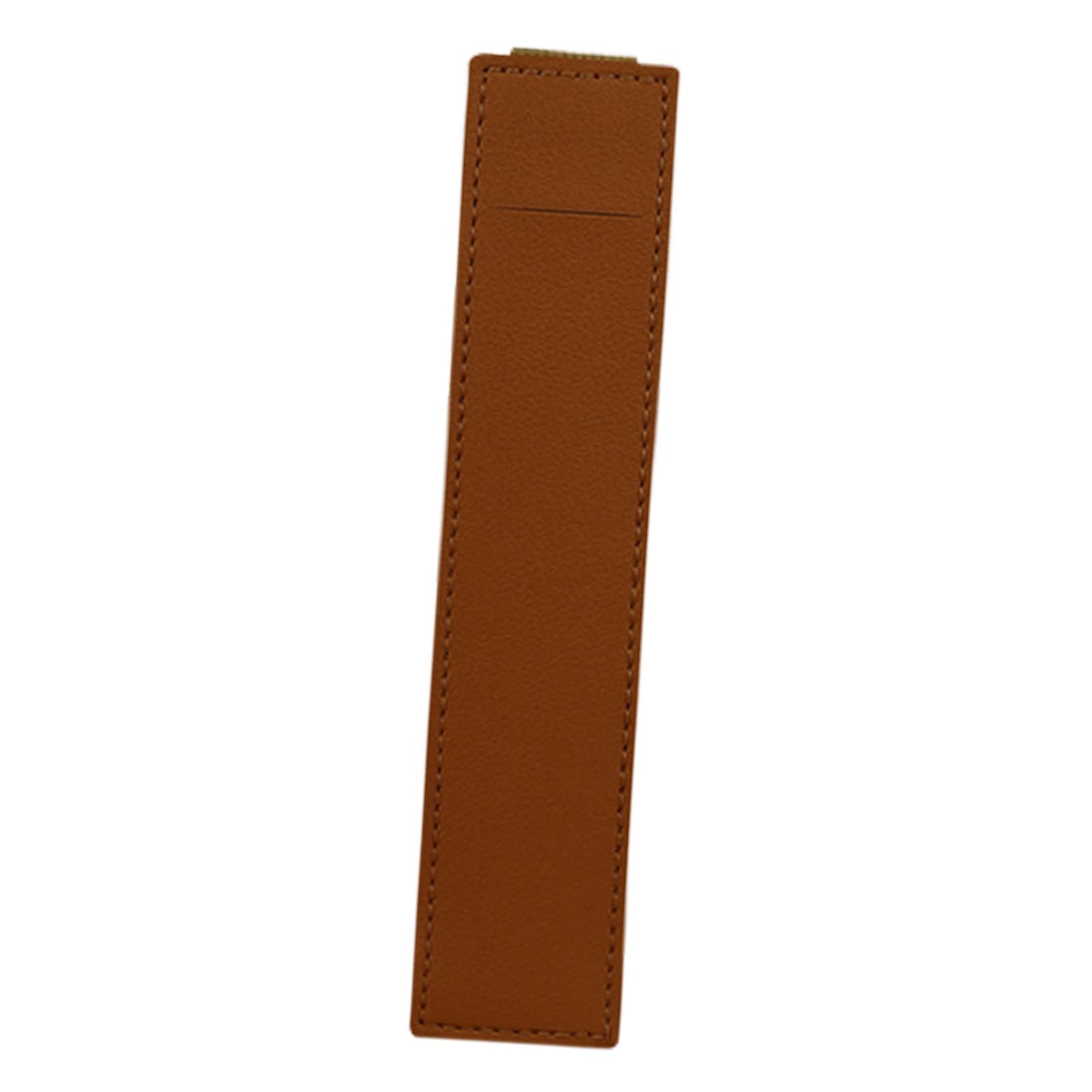 3xElastic Band Pen Holder Pen Sleeve for Hardcover Journals Planners Notebooks Brown