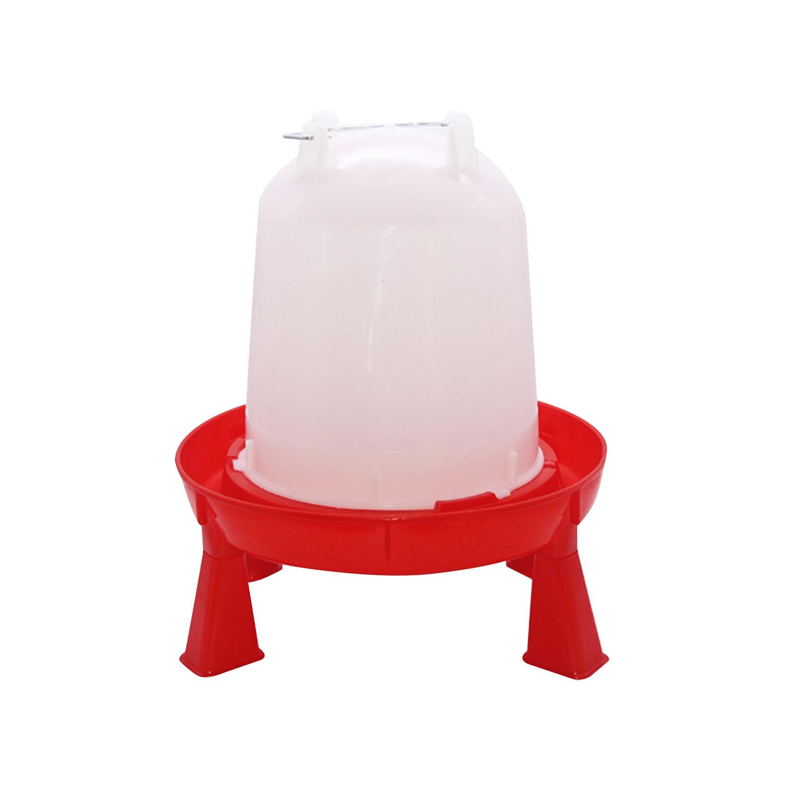 Chick Waterer Stable Food Trough Portable Pigeon Waterer for Animal Hen Coop