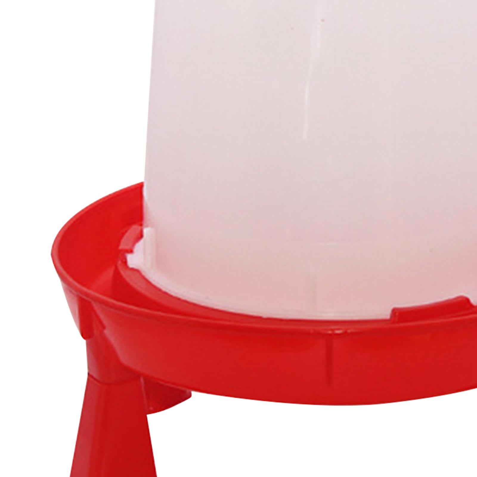 Chick Waterer Stable Food Trough Portable Pigeon Waterer for Animal Hen Coop