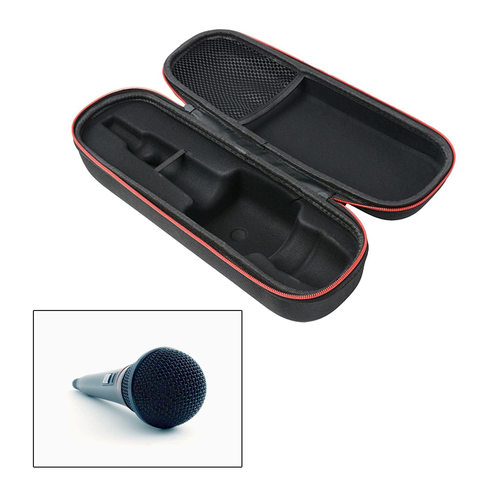 Microphone Case Single Microphone Shockproof Portable Microphone Storage Box