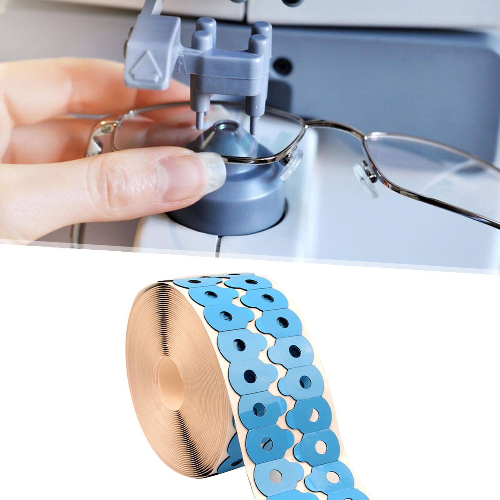 1000Pcs Lens Edger Accessory Edging Polishing Eyewear Lens Anti Slip Sticker 18mmx30mm