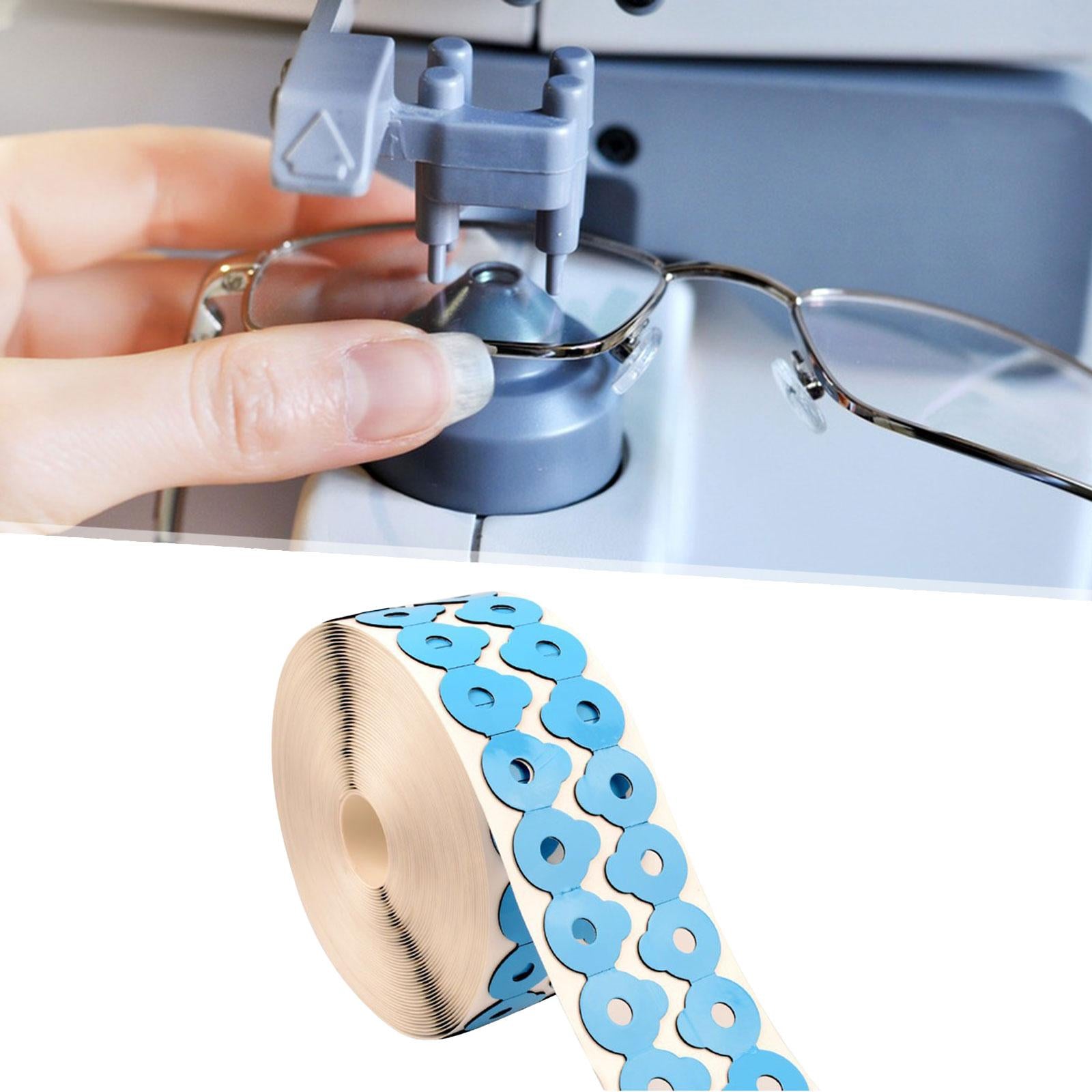 1000Pcs Lens Edger Accessory Edging Polishing Eyewear Lens Anti Slip Sticker 24mmx30mm
