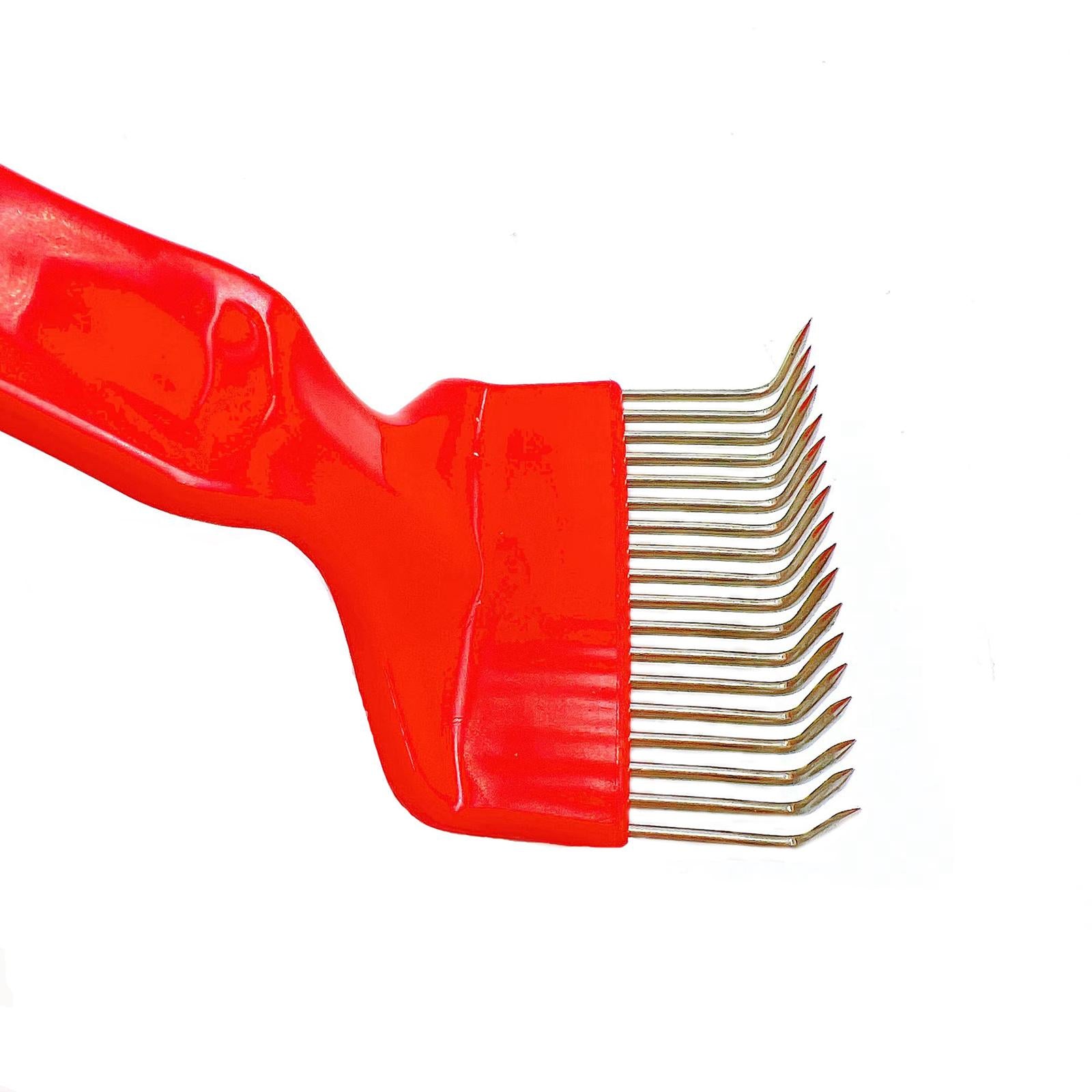 Stainless Steel Uncapping Fork Beehive Tool Beekeeping Accessories Red