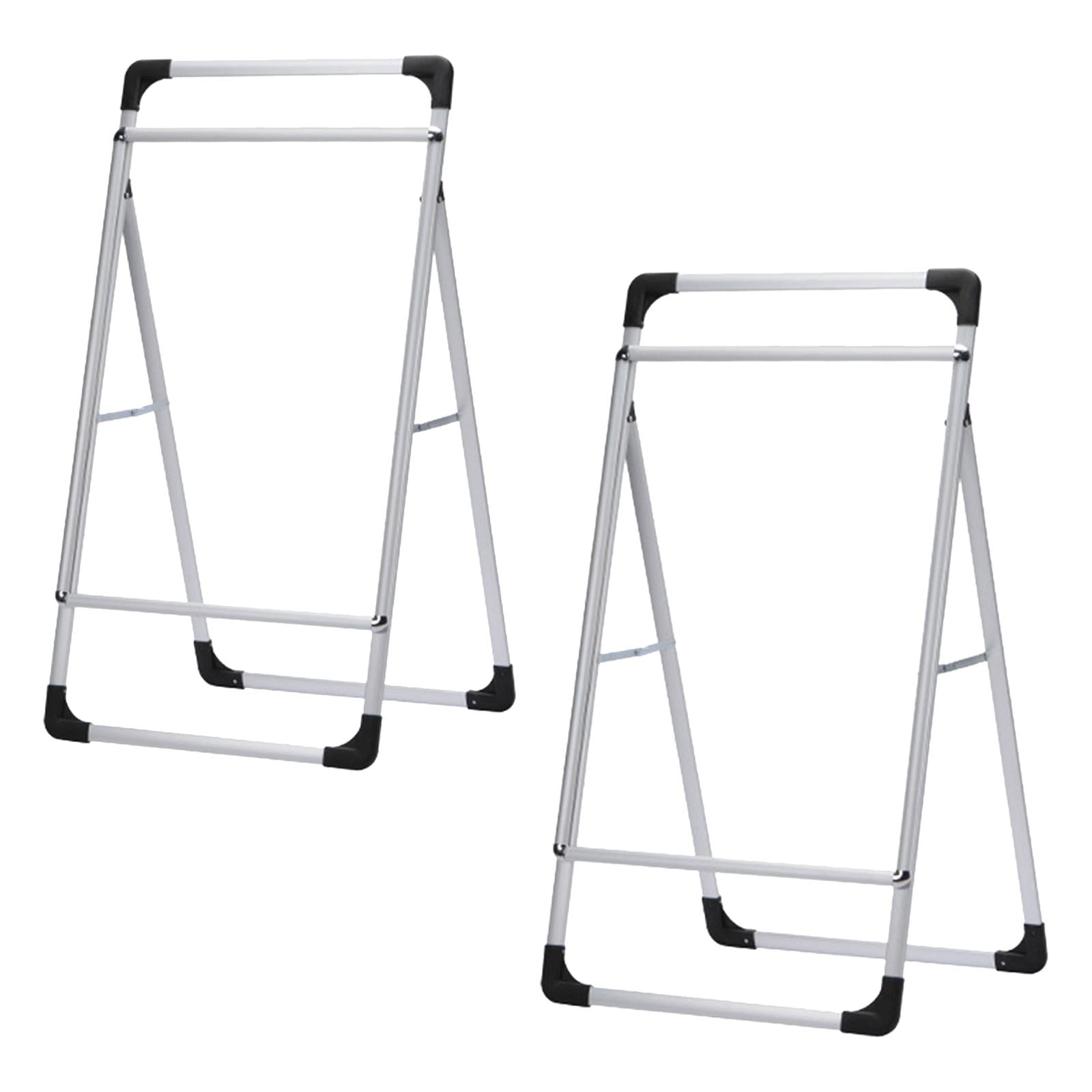 Sidewalks Poster Stand Metal Outdoor Sign Holder for Restaurant Markets 80cm