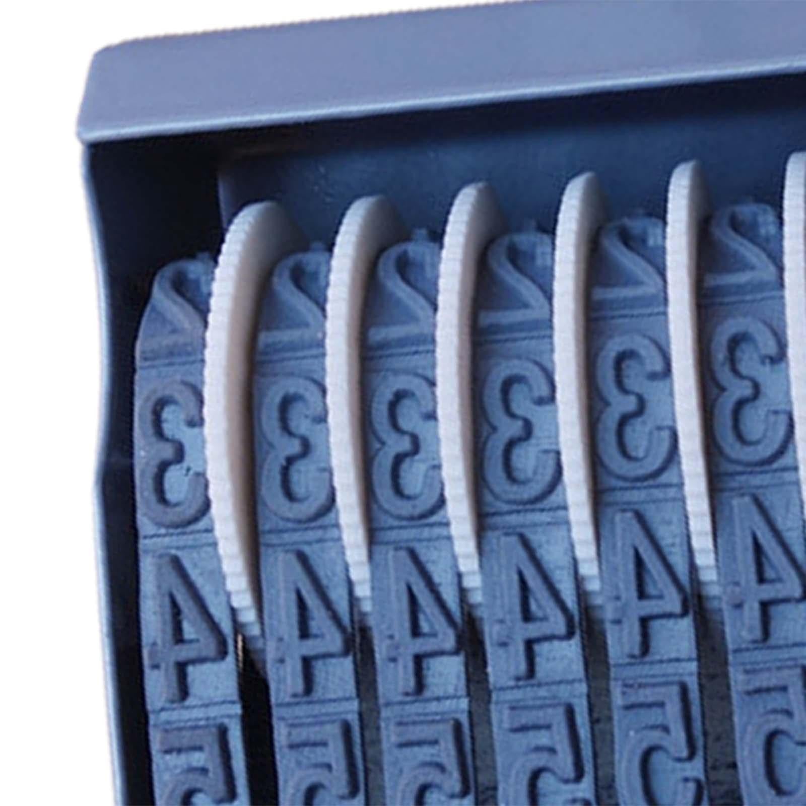12 digits Wheel Number Stamp Number Printed Stamp for Dormitory Scrapbooking
