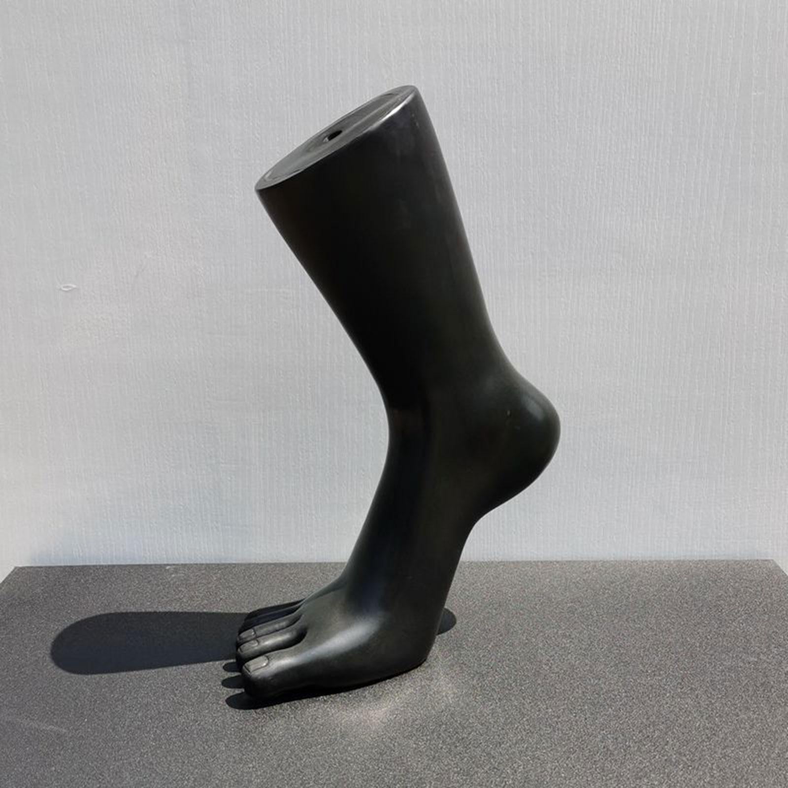 Mannequin Feet Model Shoes Displays Model Sock Display for Shop Socks Chains black with right