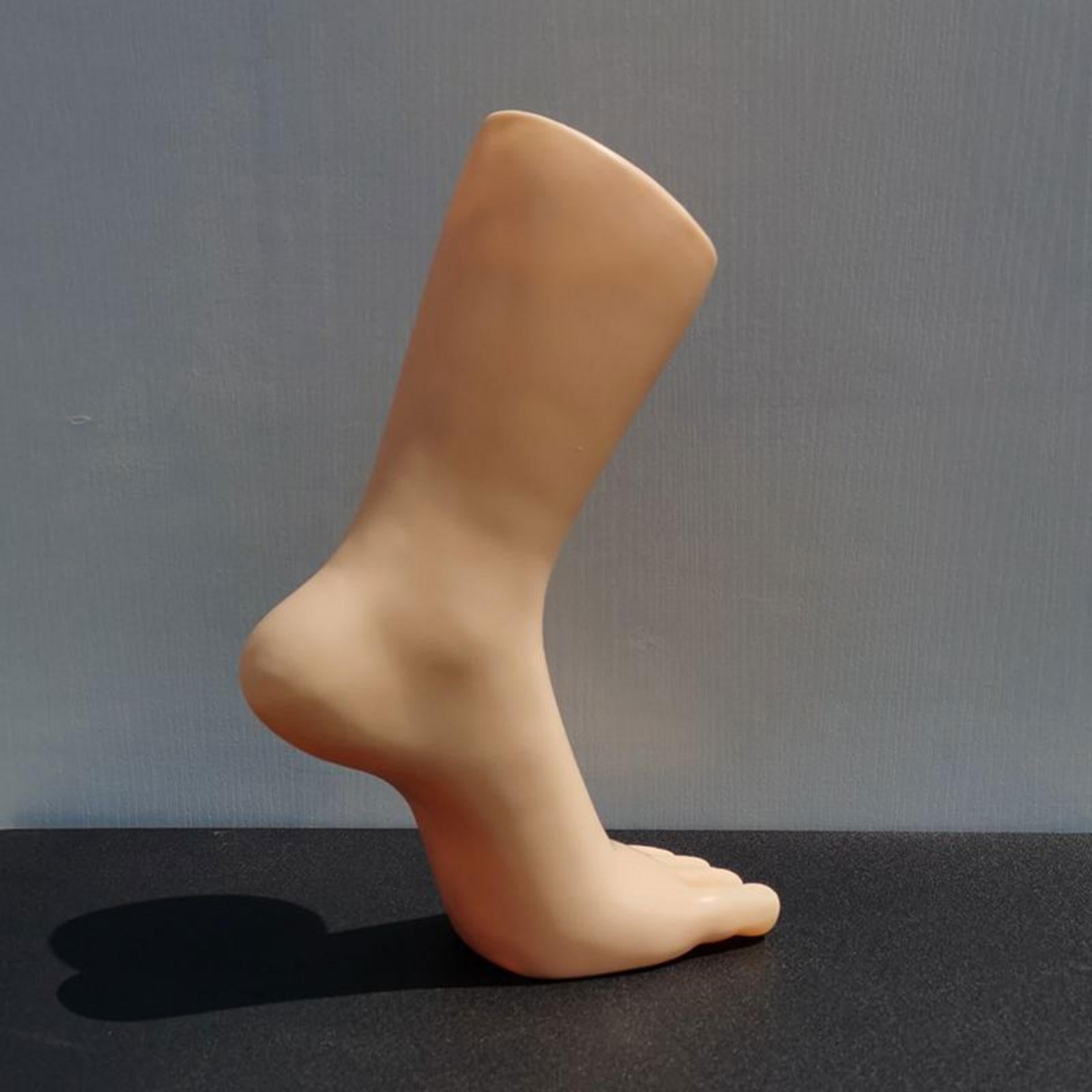 Mannequin Feet Model Shoes Displays Model Sock Display for Shop Socks Chains skin color left