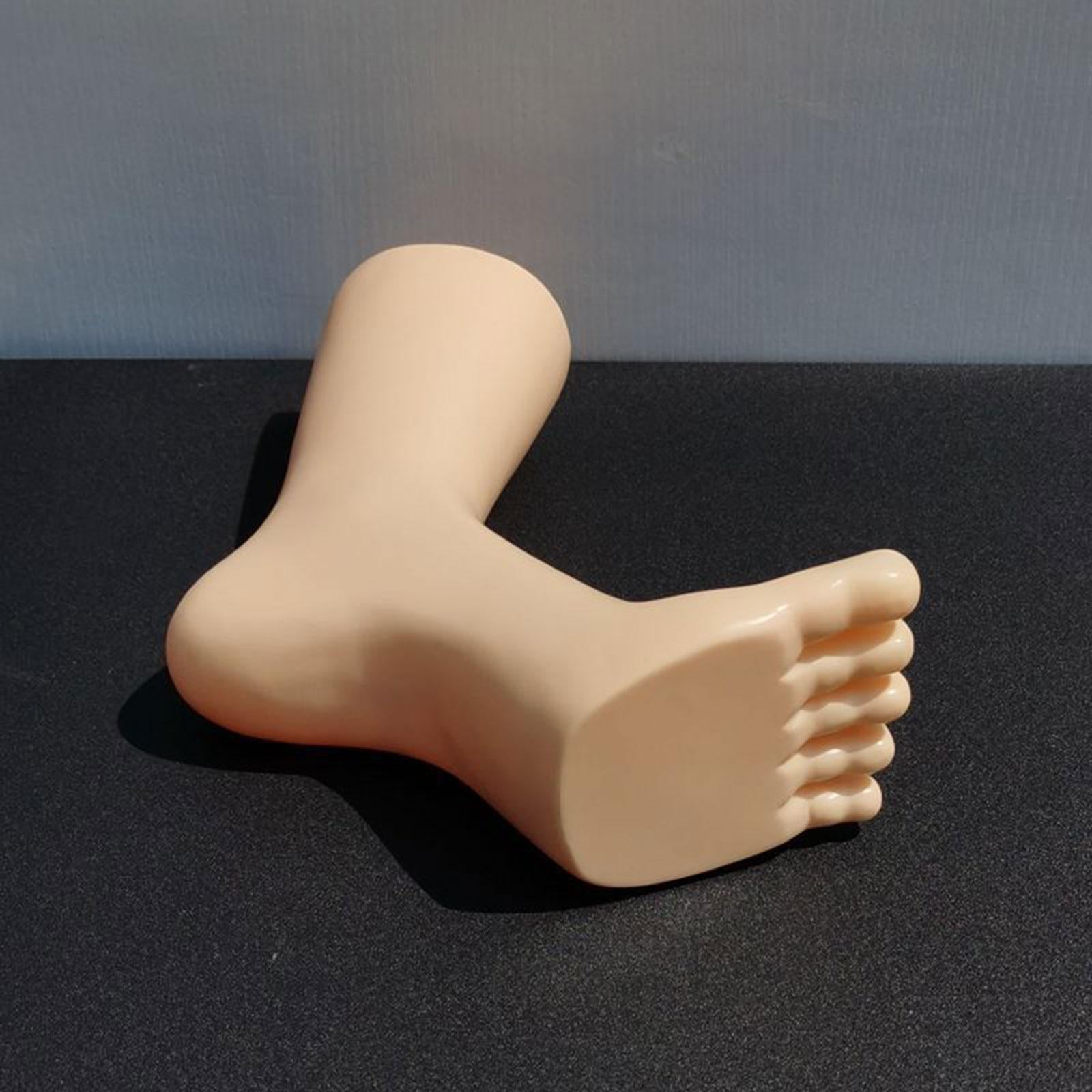 Mannequin Feet Model Shoes Displays Model Sock Display for Shop Socks Chains skin color left