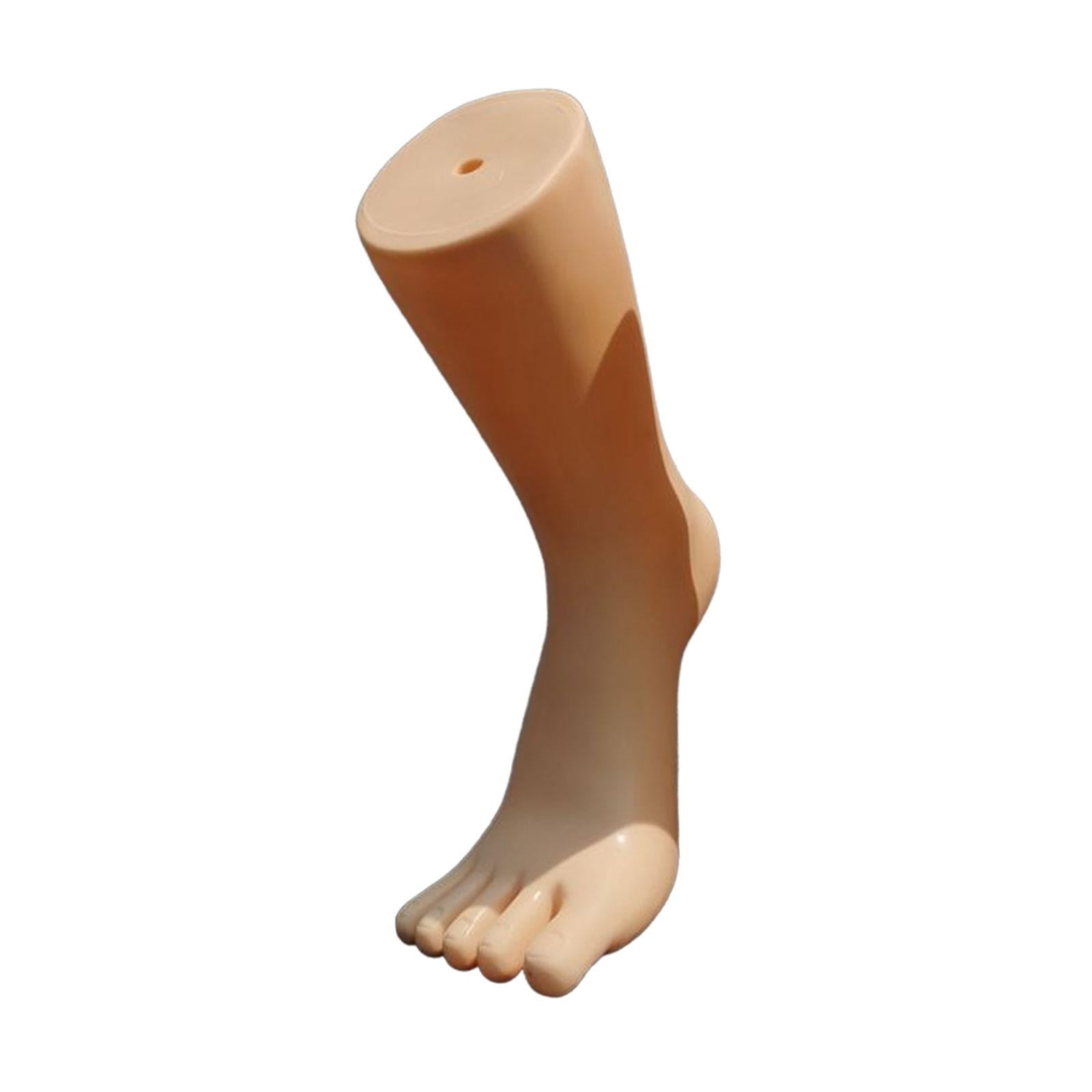 Mannequin Feet Model Shoes Displays Model Sock Display for Shop Socks Chains skin color right