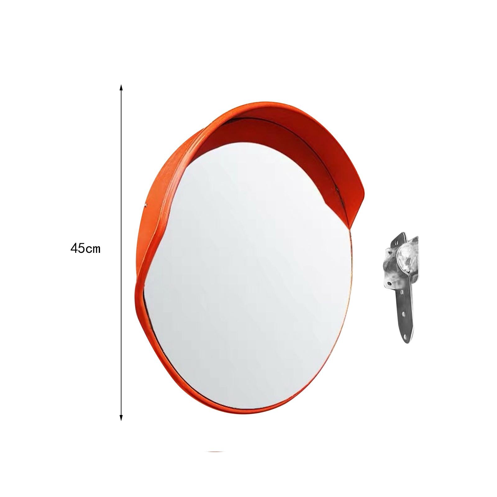 Convex Mirror Safety Curved Safety Mirror Warehouse Wide Angle Corner Mirror 45cm outdoor