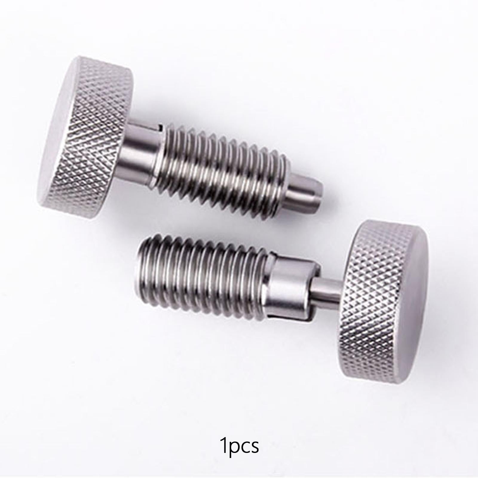 Hand Retractable Spring Plunger with Knurled Handle for Industrial Equipment M12