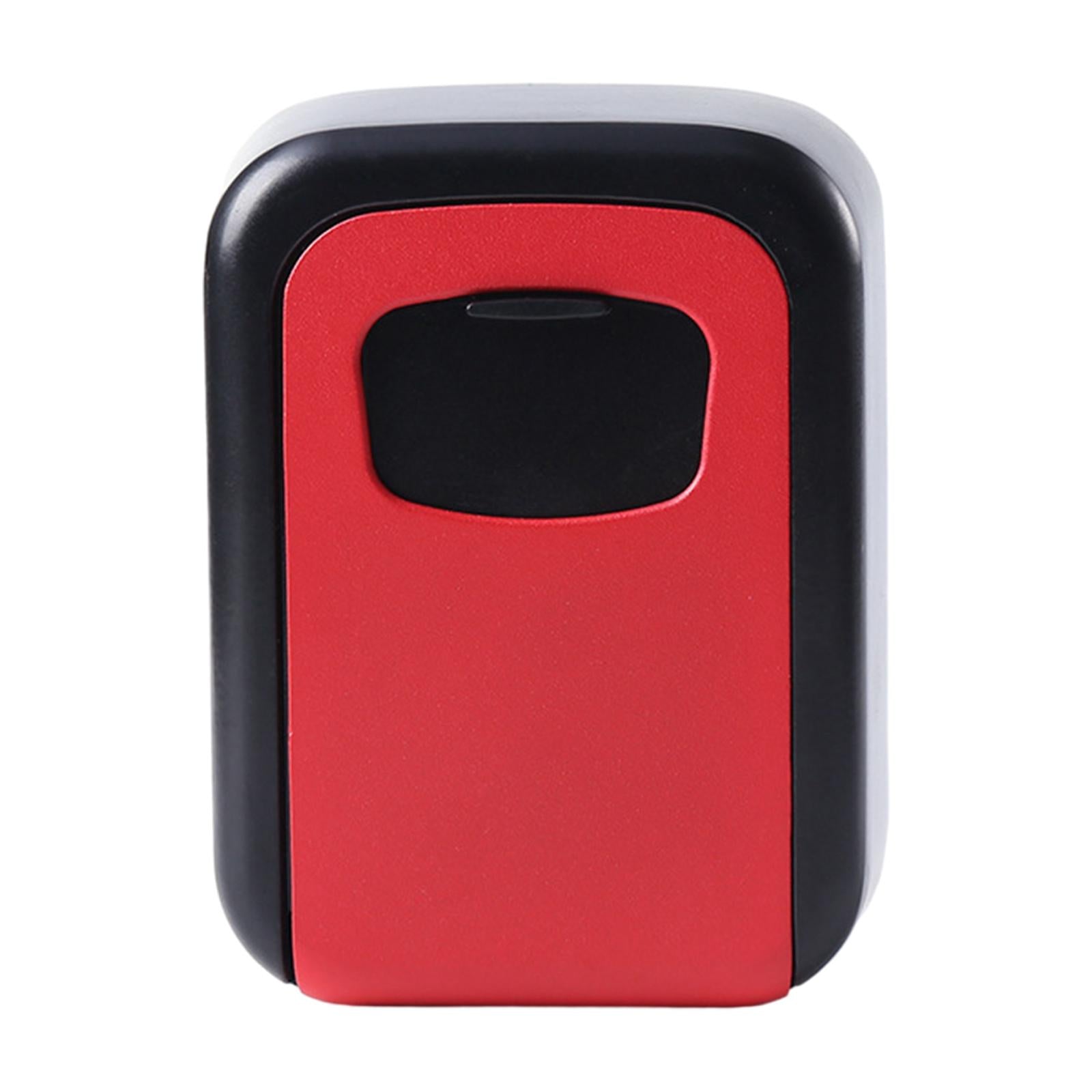 Key Cabinet Organizer Wall Mounted Key Lock Box for Digital Realtors Outside Red