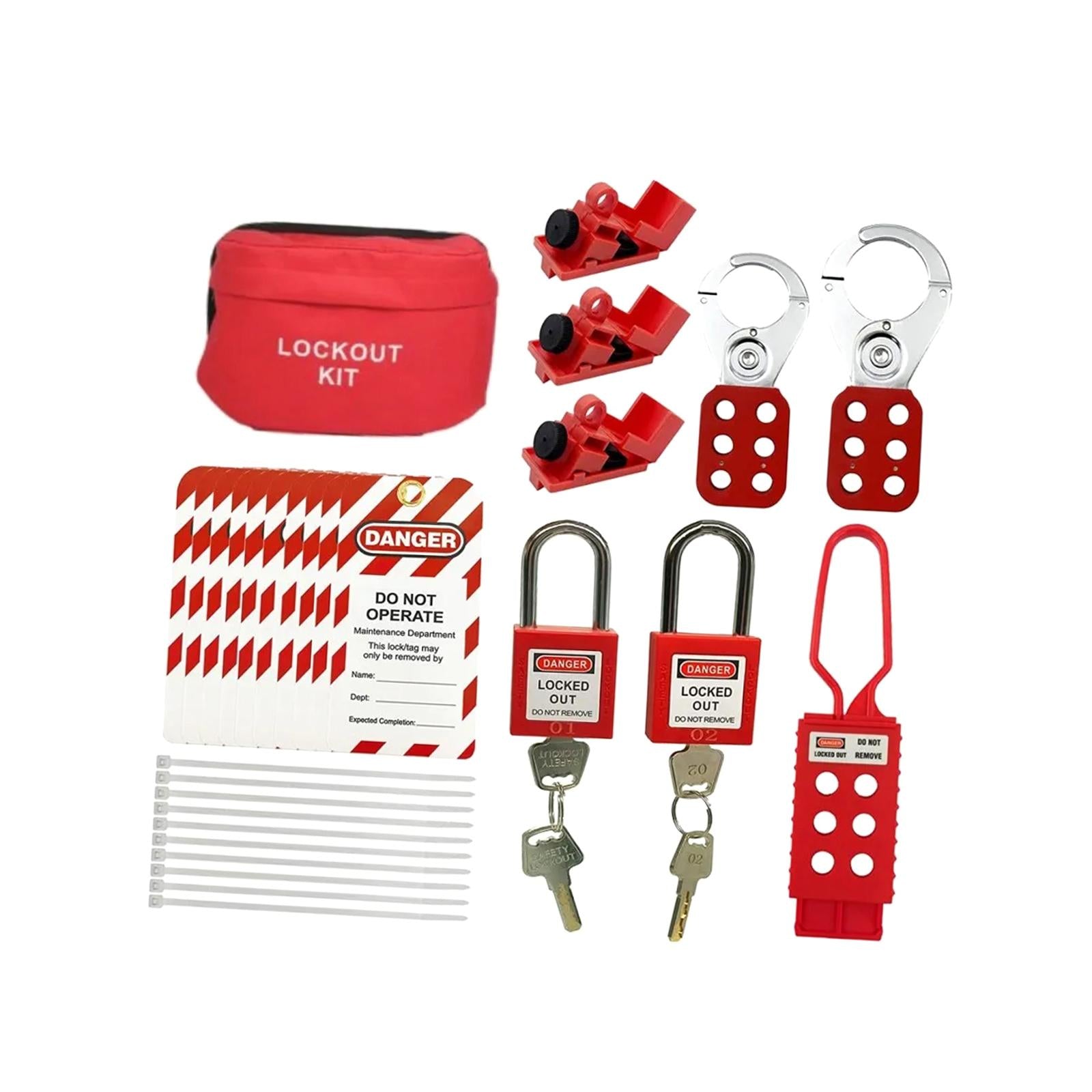 29x Electrical Tag Out Kits for Lock Stations Air Source Switch