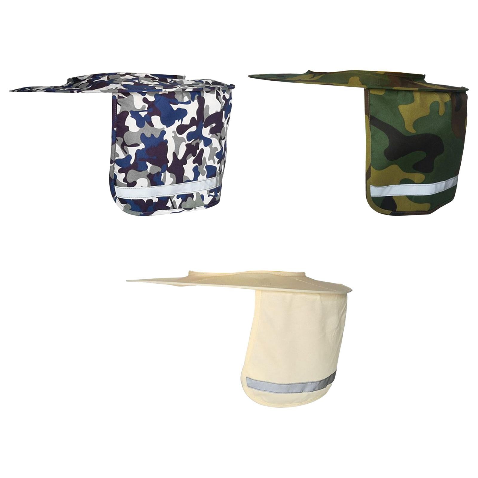 Neck Sunshade Cover Cover Reflective Strip Cap Cover for Golf Fishing Tennis beige