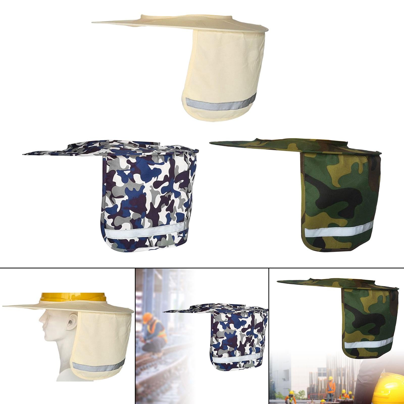 Neck Sunshade Cover Cover Reflective Strip Cap Cover for Golf Fishing Tennis beige