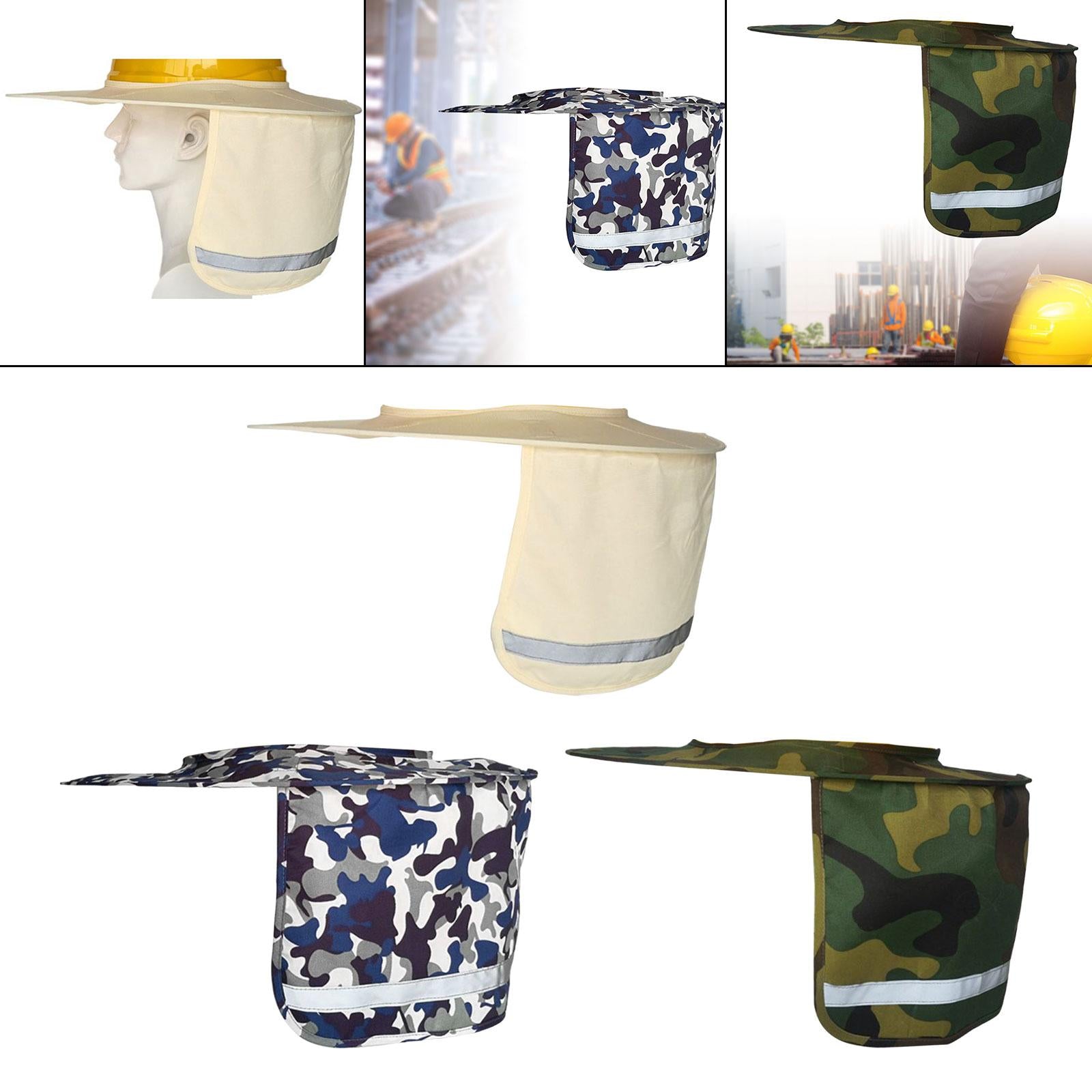 Neck Sunshade Cover Cover Reflective Strip Cap Cover for Golf Fishing Tennis beige