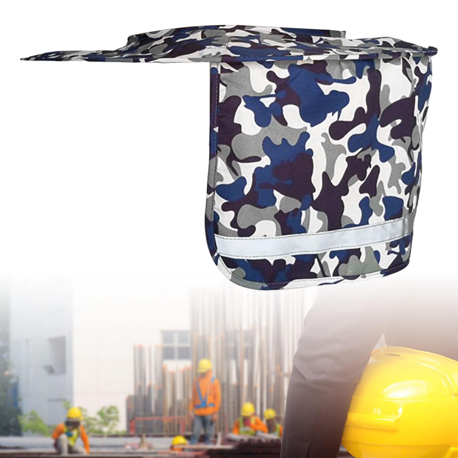 Neck Sunshade Cover Cover Reflective Strip Cap Cover for Golf Fishing Tennis blue camouflage