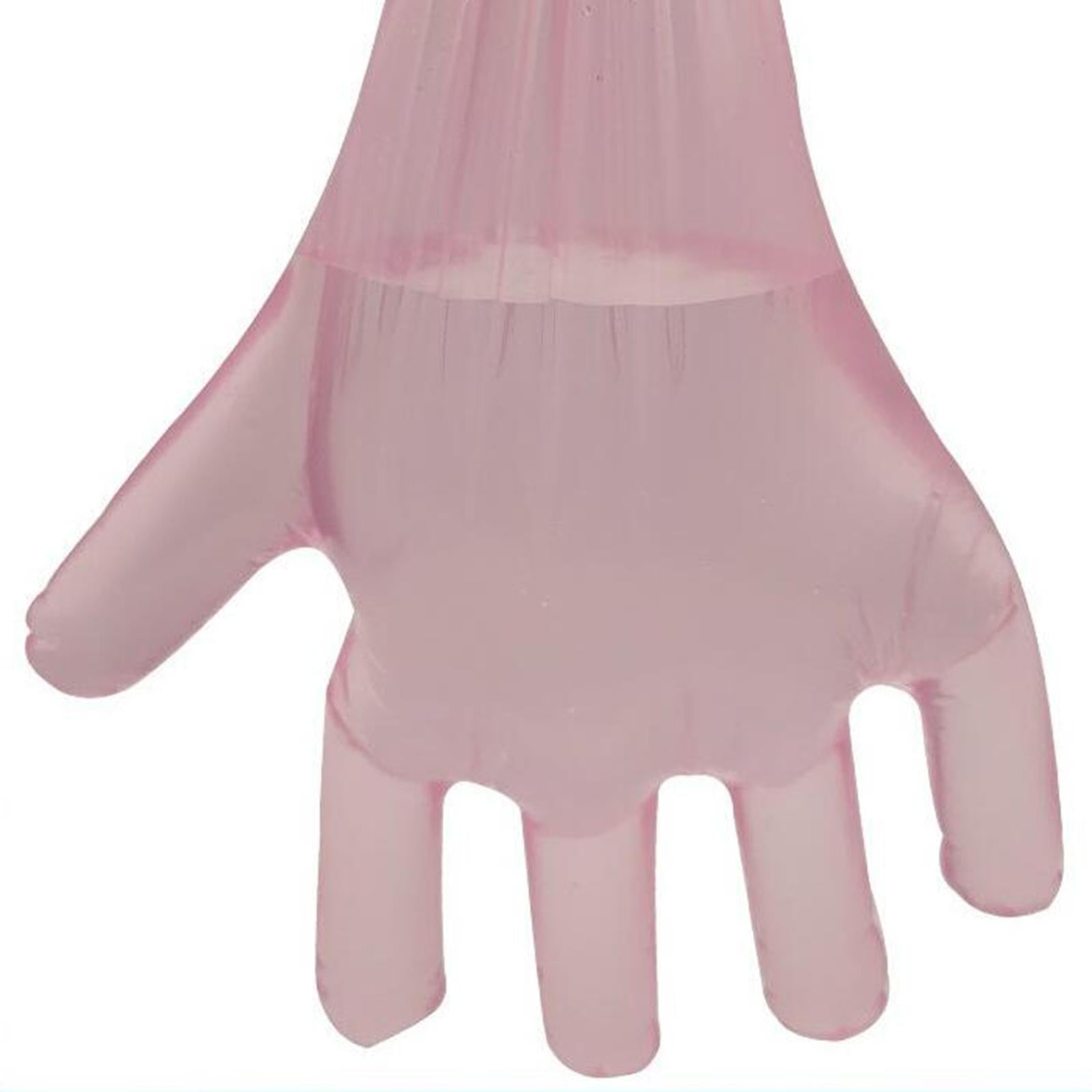 100Pcs Disposable Long Arm Gloves Vet Glove for Fishing Pet Care Beauty Hair White