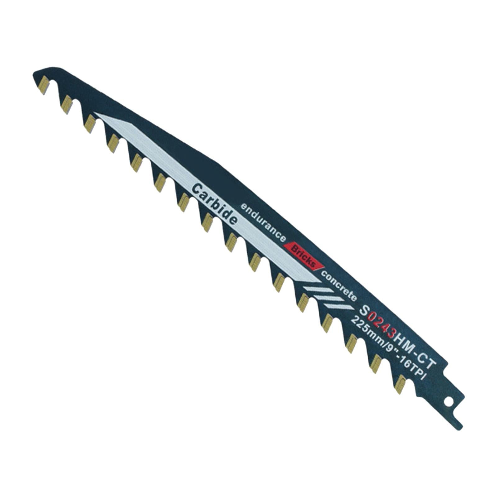 Demolition Masonry Reciprocating Hard Alloy Saw Blades for Wood Fiber Cement S0243