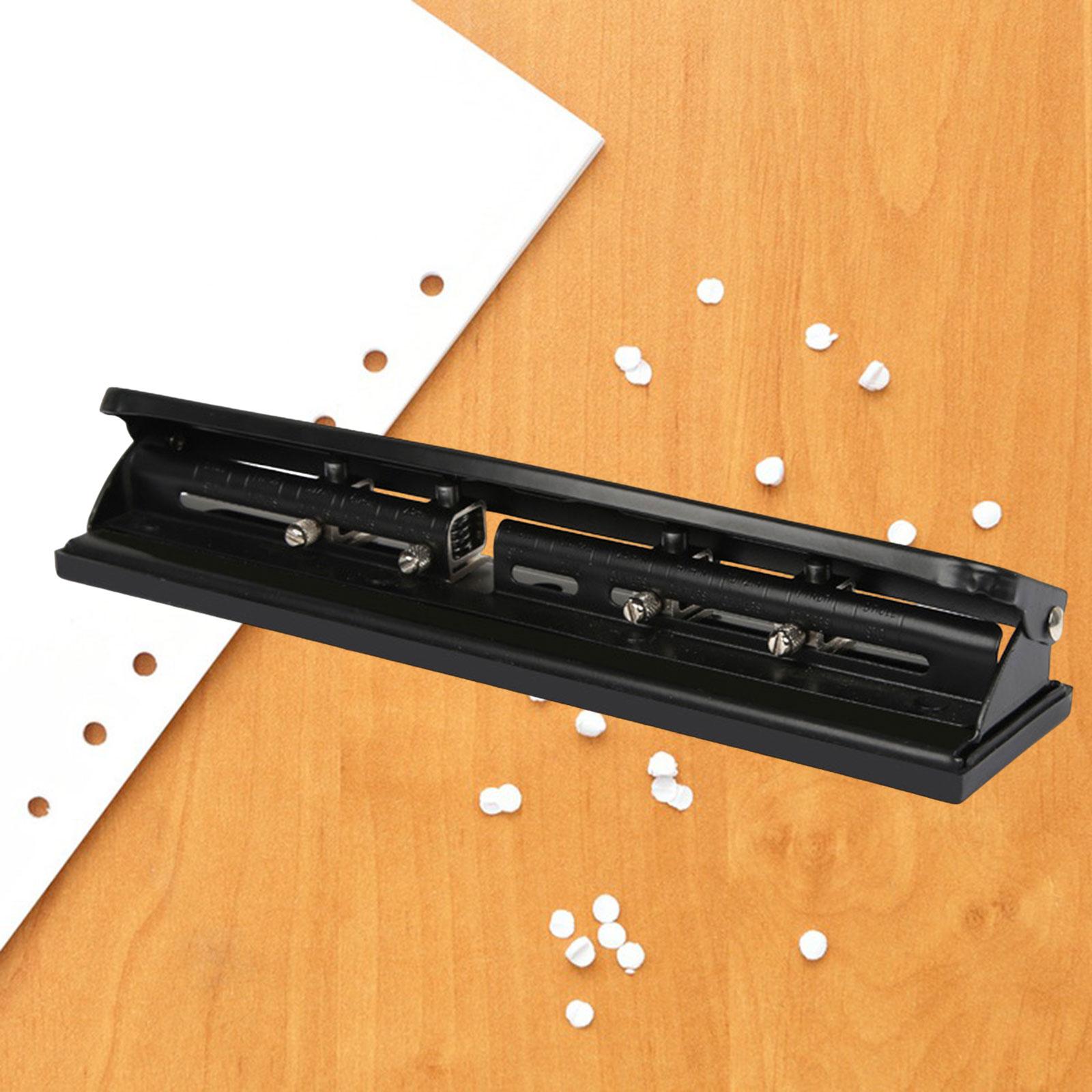 4 Hole Punch 10 Sheet Capacity Metal Paper Puncher for Craft Learning