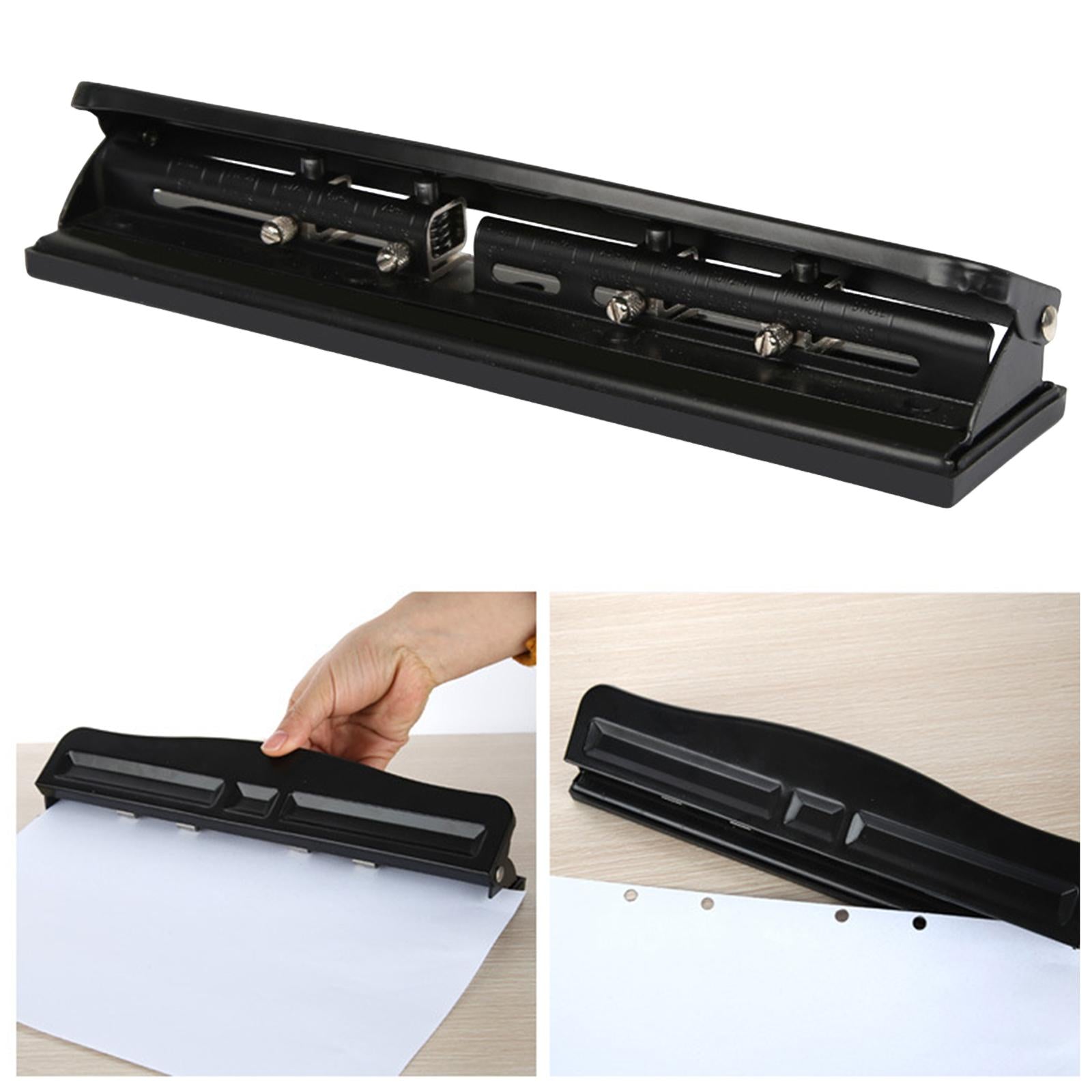 4 Hole Punch 10 Sheet Capacity Metal Paper Puncher for Craft Learning