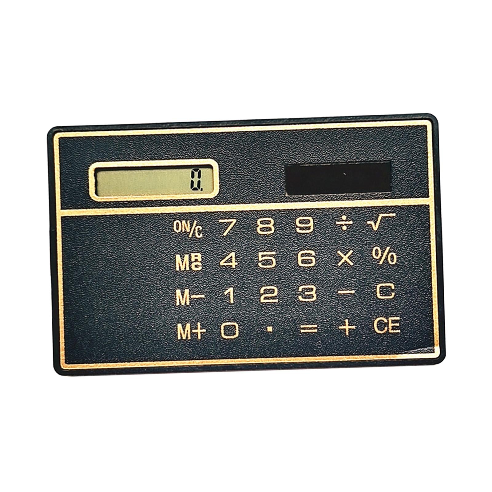 3x8 Digit Calculator Big Buttons Basic Calculators for Desktop Office Business Black