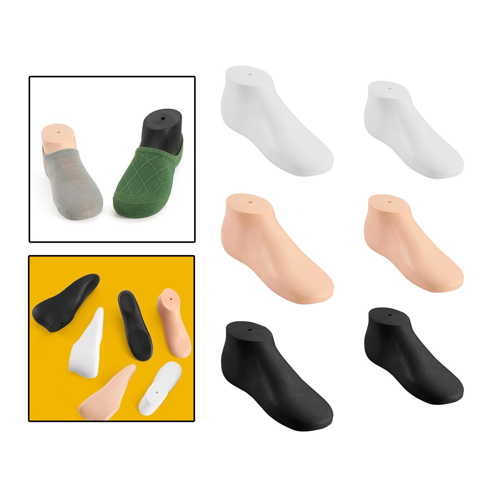 Foot Model Tool Shoes Support Sandals Display Shoe Extension Tool for Retail white female
