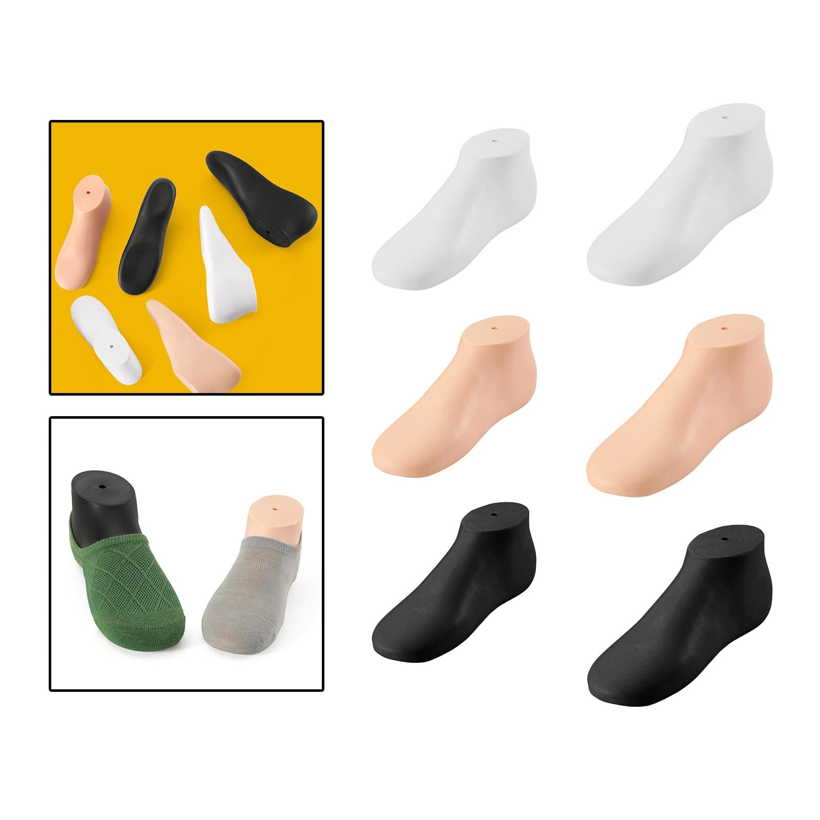 Foot Model Tool Shoes Support Sandals Display Shoe Extension Tool for Retail white female