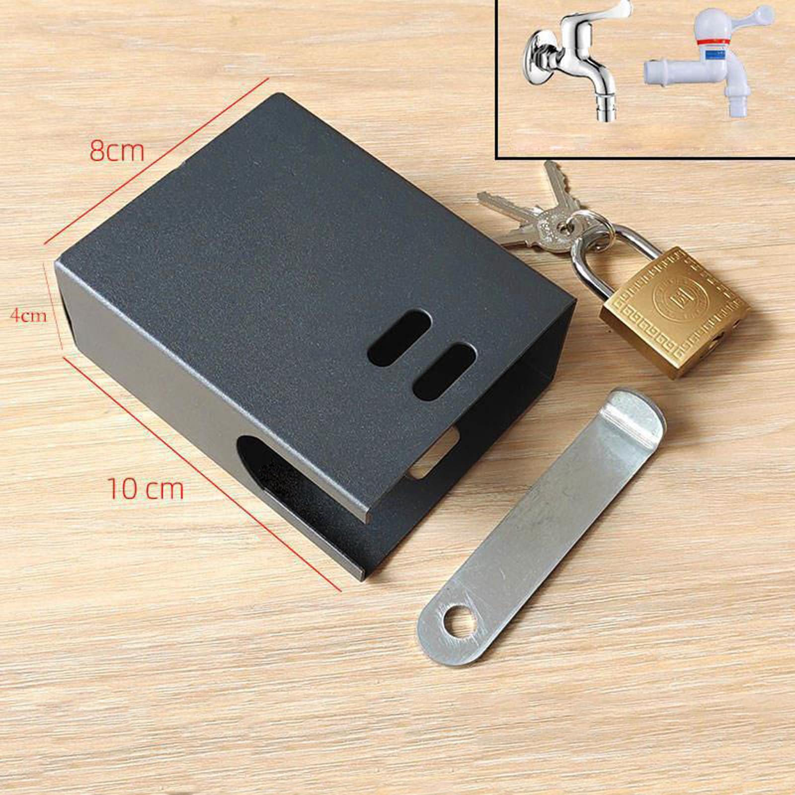 Outdoor Faucet Lock Metal Faucet Protection Cover for Garden Hose Garden