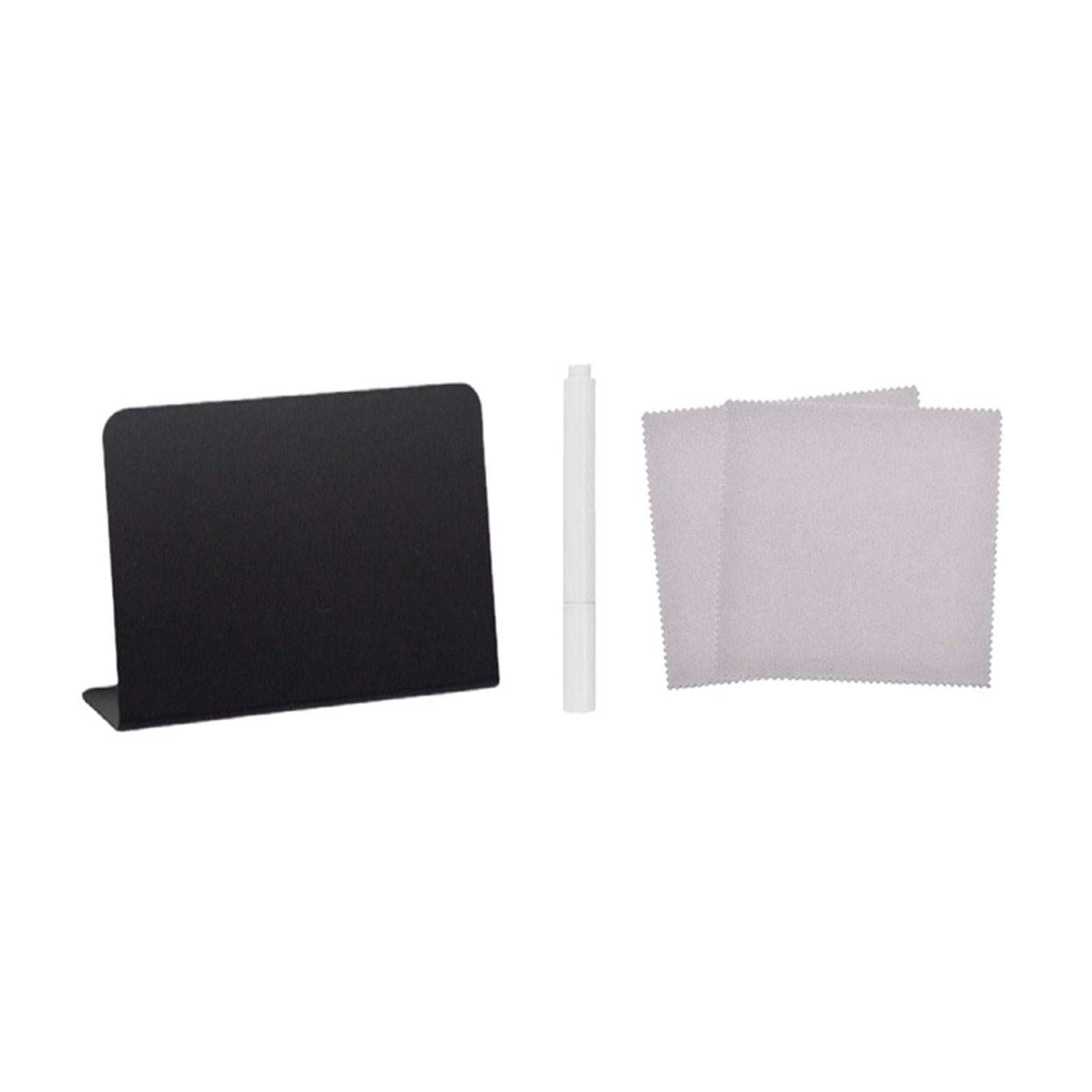 Small Chalkboards Signs L Shaped Rustic Small Blackboard Massage Board Signs 10x7.5cm 12pcs