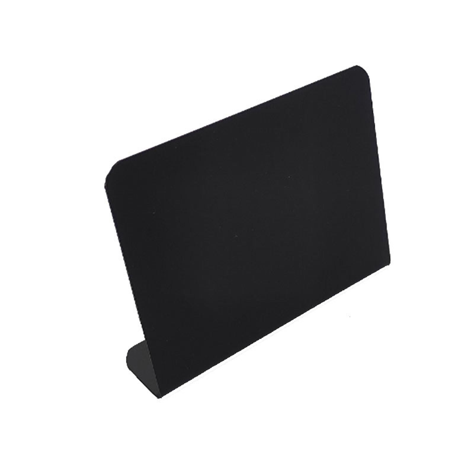 Small Chalkboards Signs L Shaped Rustic Small Blackboard Massage Board Signs 12.7x10cm 12pcs