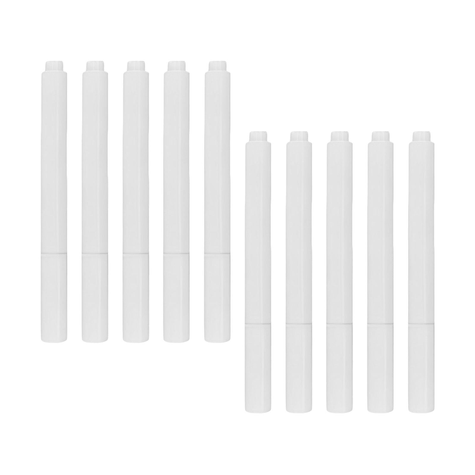 10 Pieces White Chalk Markers Chalkboard Marker for Signs Windows Blackboard