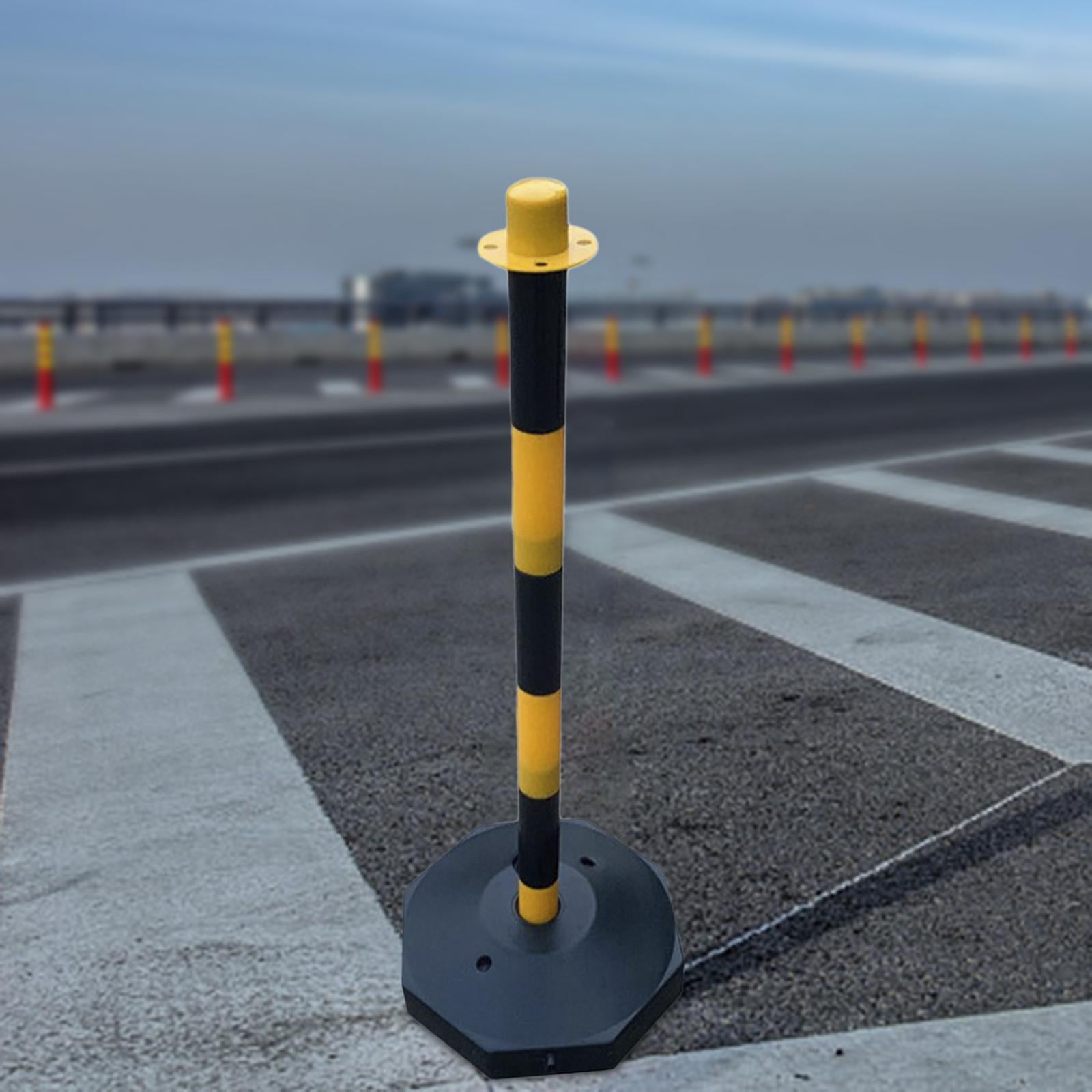 85cm Traffic Cone Safety Barrier Warning Pile Garage Caution Sign for Garage Yellow and Black
