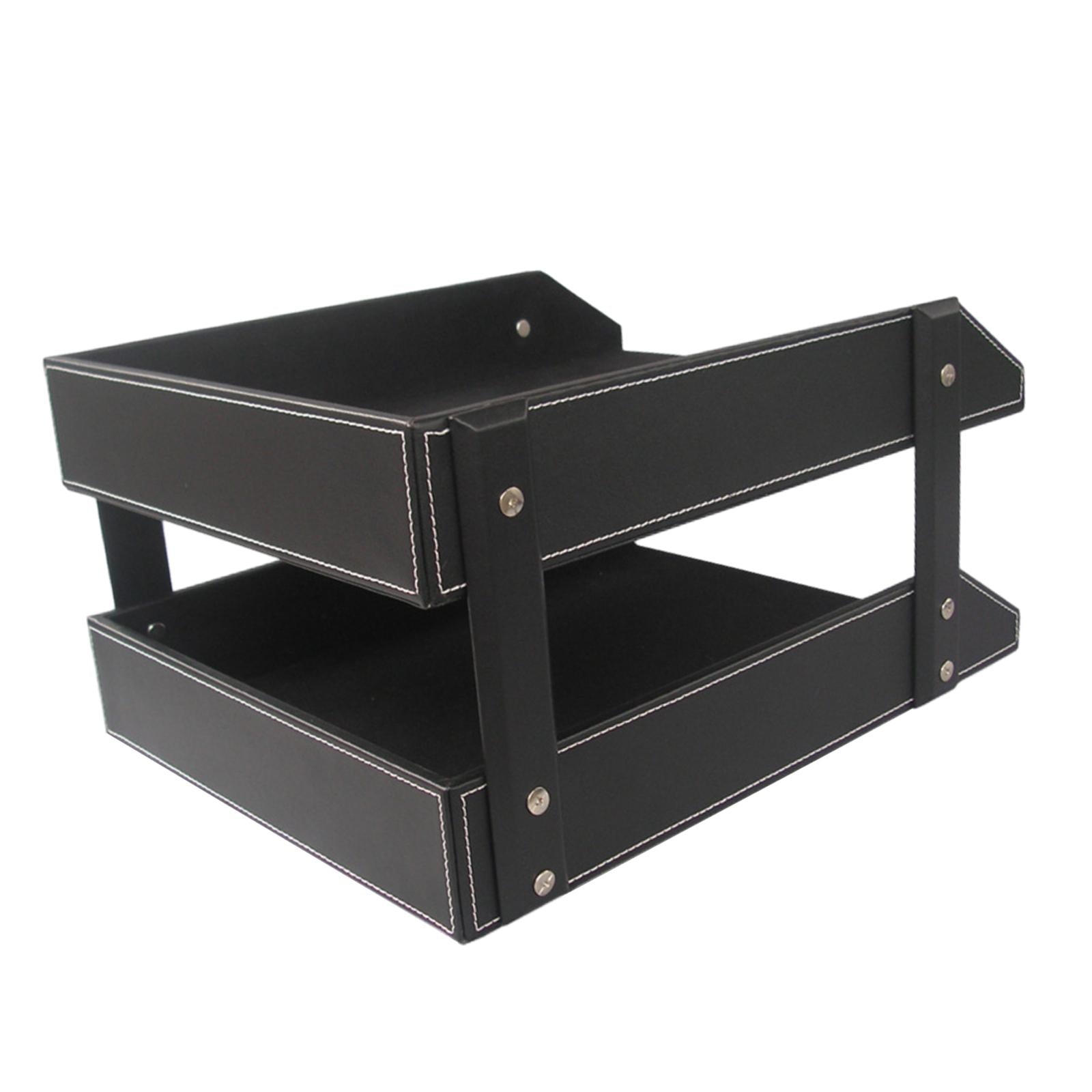 File Organizer Portable Durable files Storage Rack for Workspace School Desk A