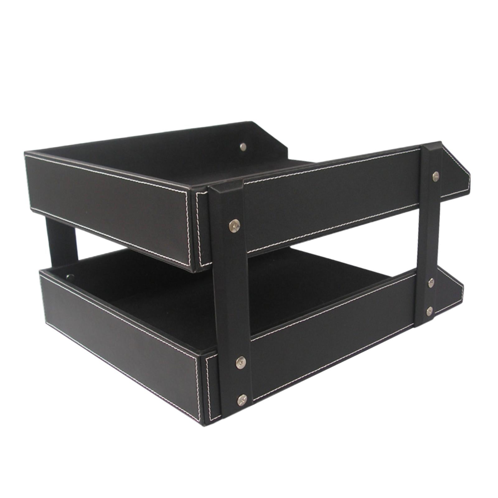 File Organizer Portable Durable files Storage Rack for Workspace School Desk A