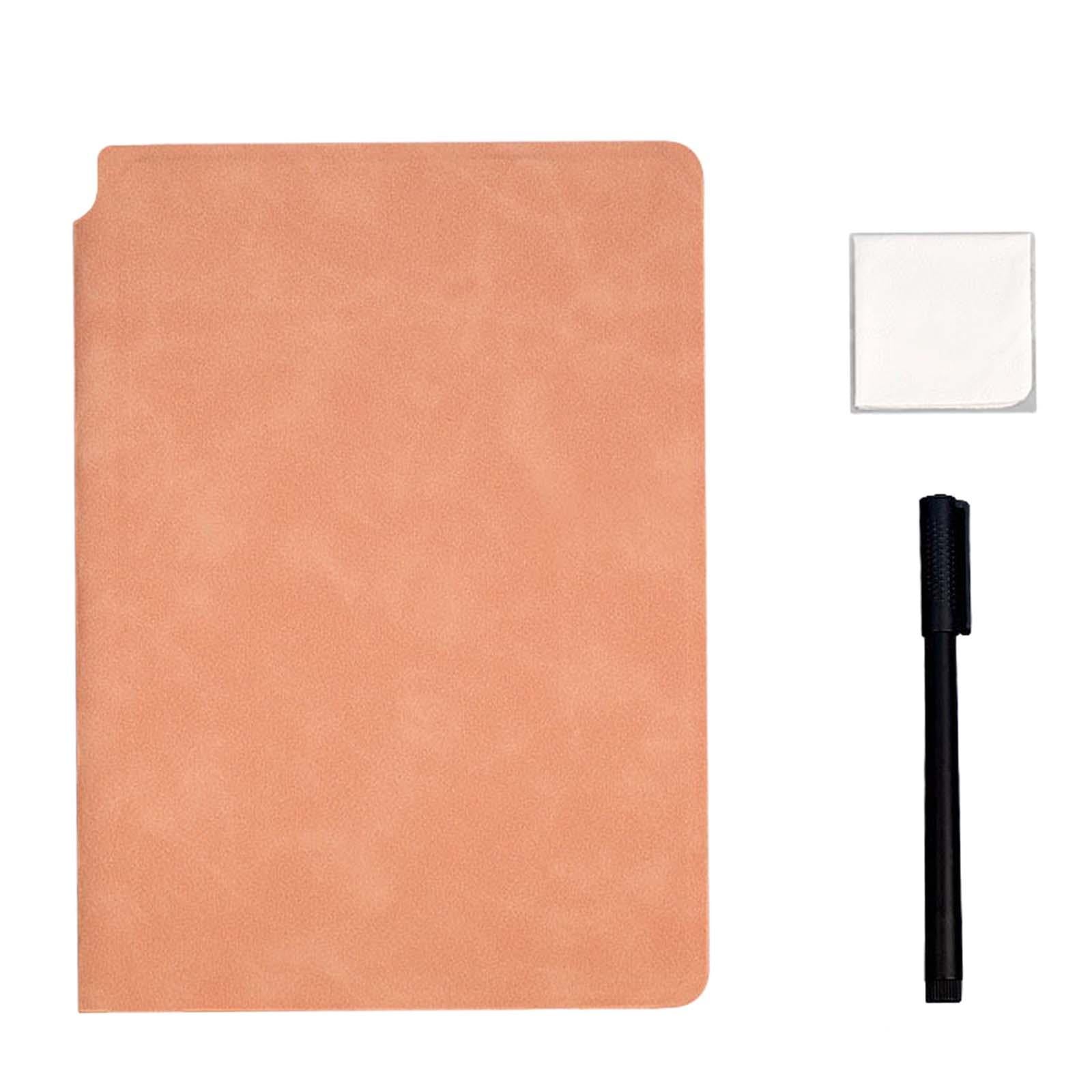 Reusable Whiteboard Notebook Small Notepad for Writing Doodling Making Lists C