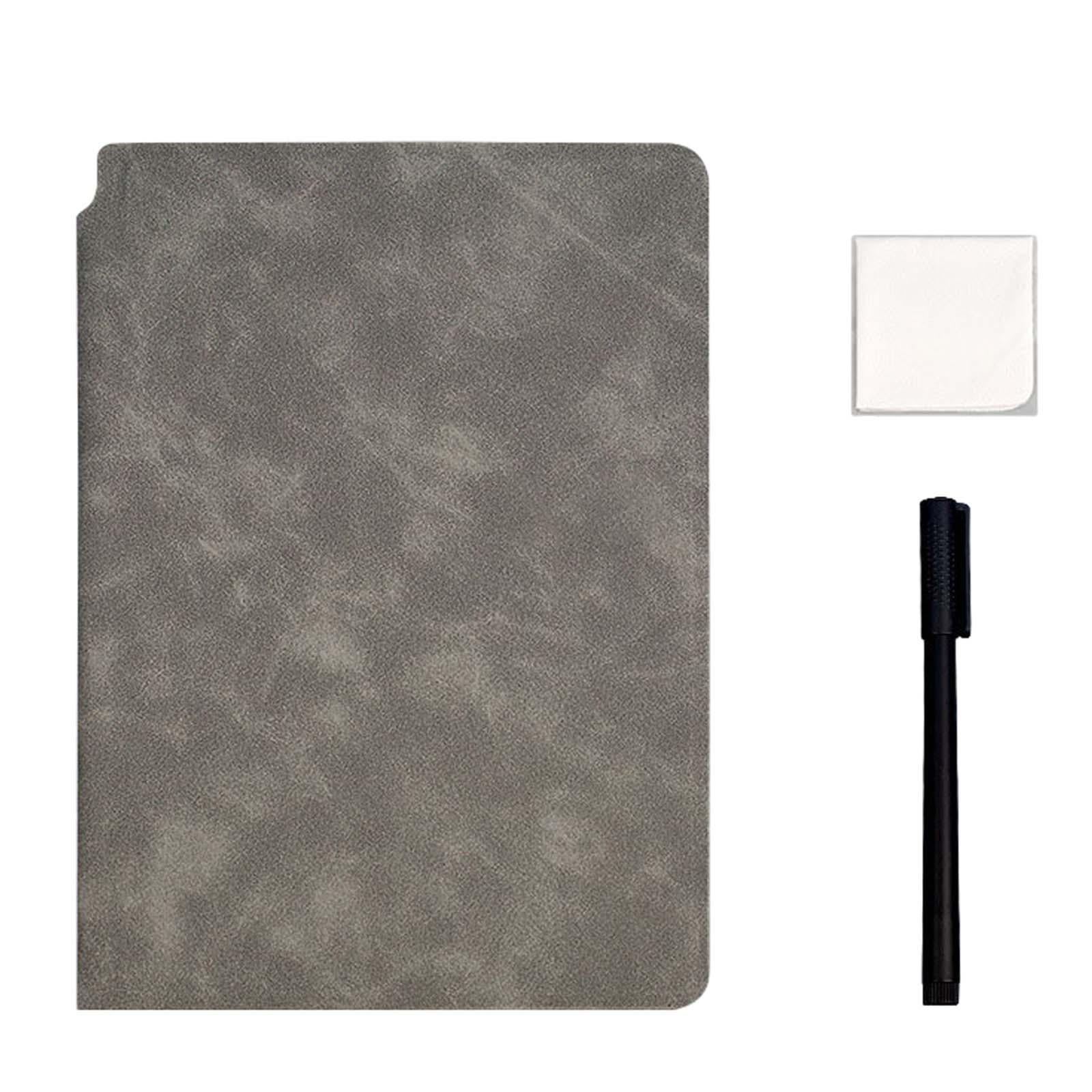 Reusable Whiteboard Notebook Small Notepad for Writing Doodling Making Lists E