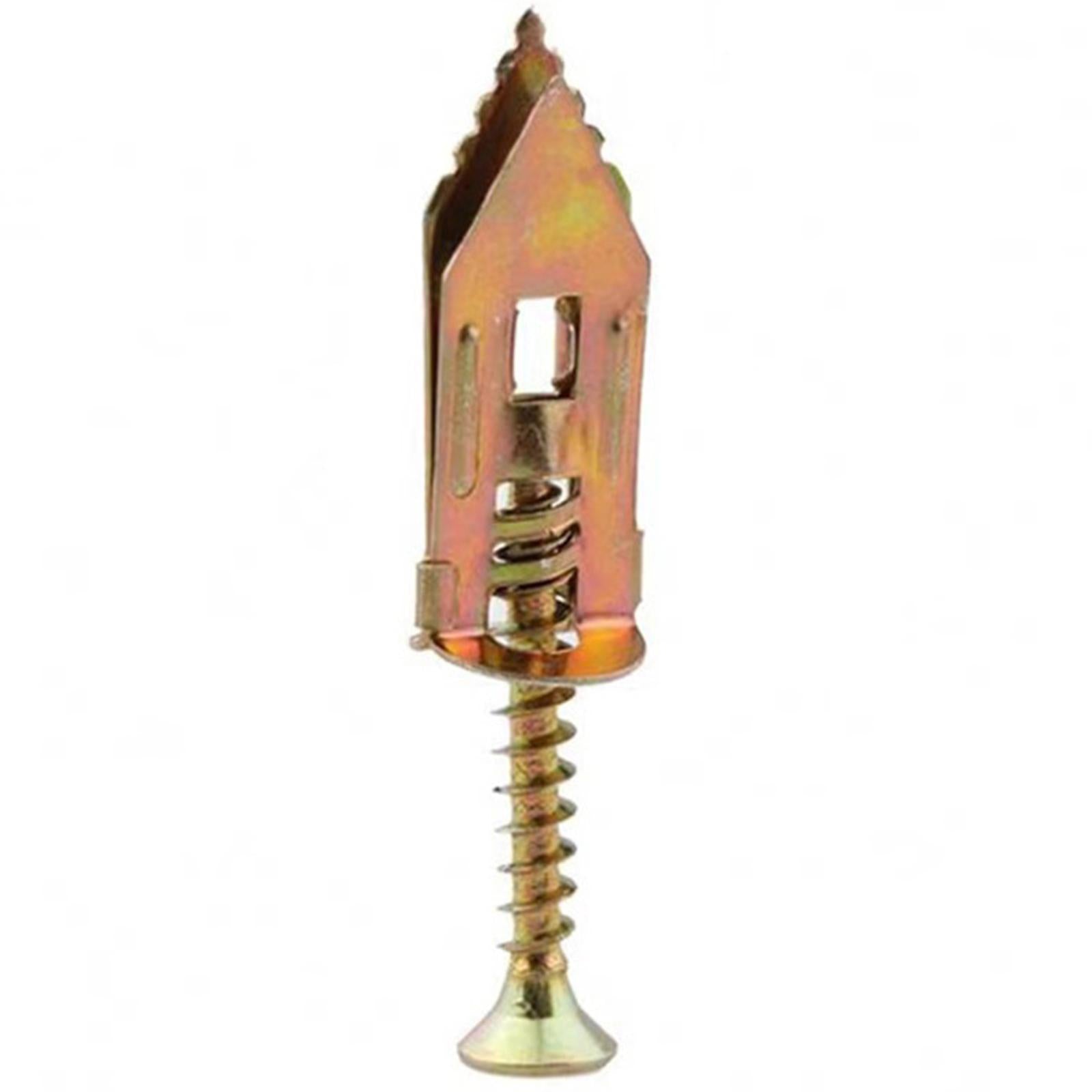 20Pcs Dry Wall Anchors Gypsum Expansion Anchors for Fix The Decoration Parts 1.2cmx3cm