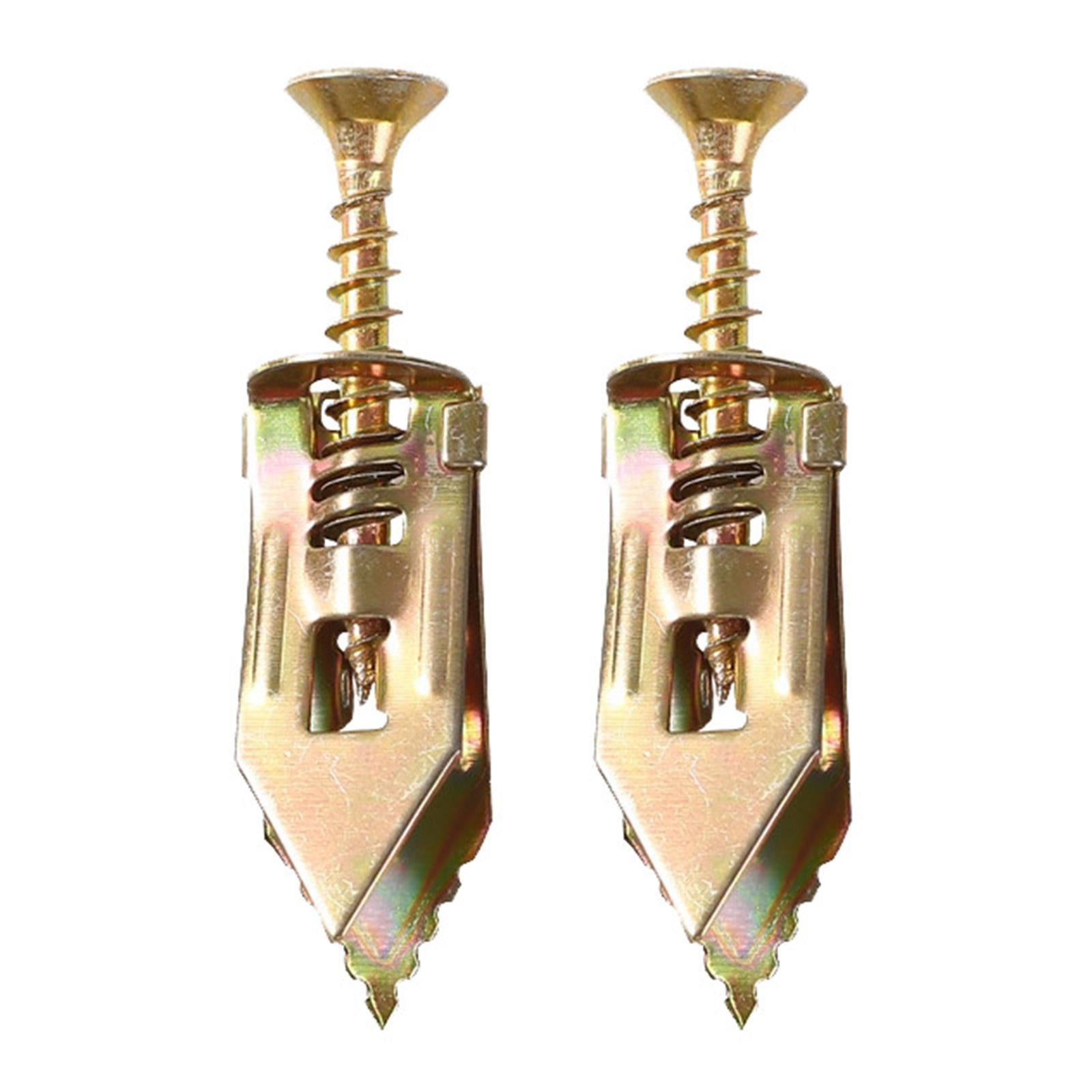 20Pcs Dry Wall Anchors Gypsum Expansion Anchors for Fix The Decoration Parts 1.2cmx3cm