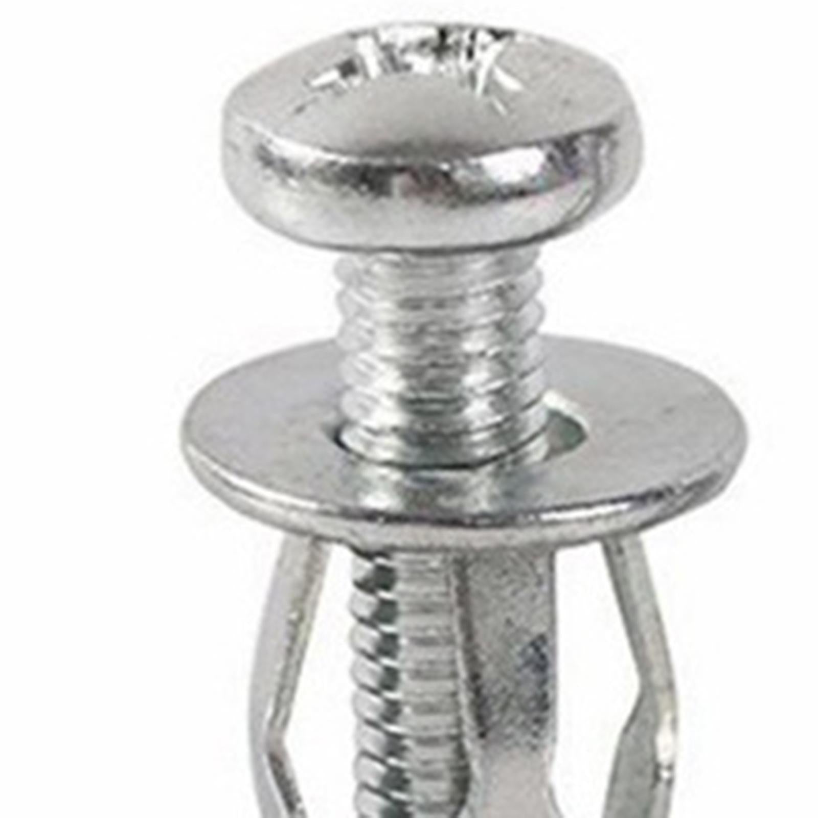 30 Pieces Petal Rivets Nut Screw Anchor for Curtain Installation Calligraphy M5x25
