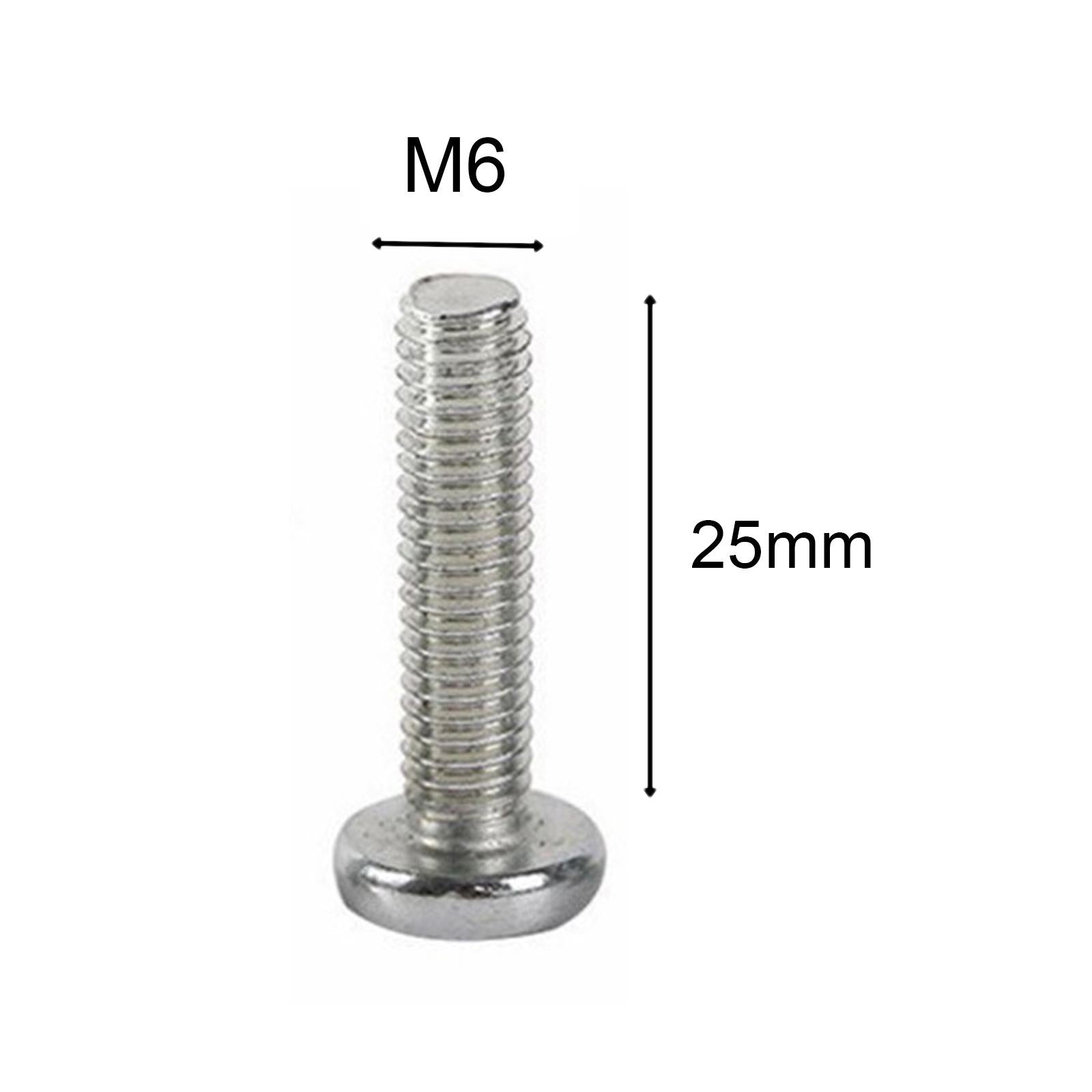 30 Pieces Petal Rivets Nut Screw Anchor for Curtain Installation Calligraphy M6x25