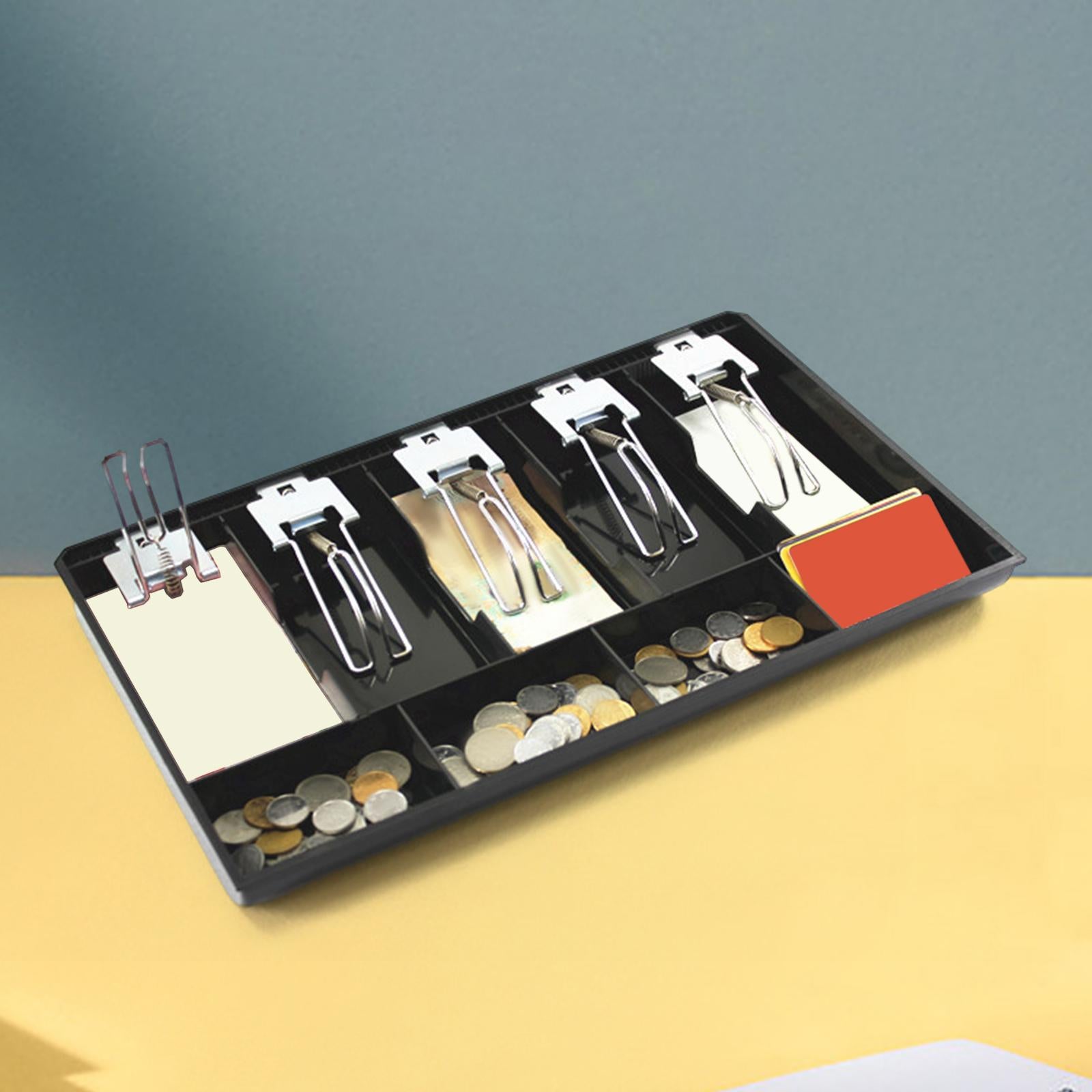 Money Tray Cash Register Drawer Tray 16x10x1inch for Home and Commercial Use