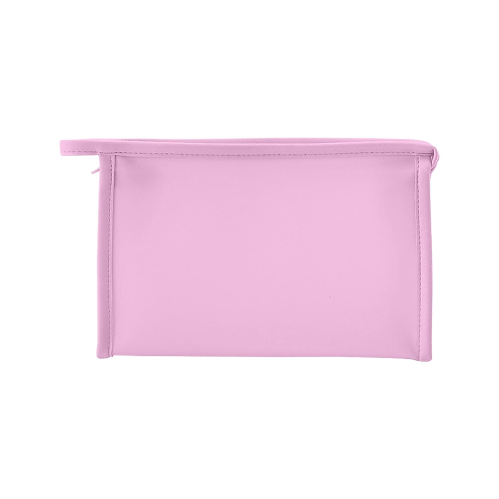 PVC Waterproof Makeup Bag Portable Bag for Vacation Business Trip Essentials Violet