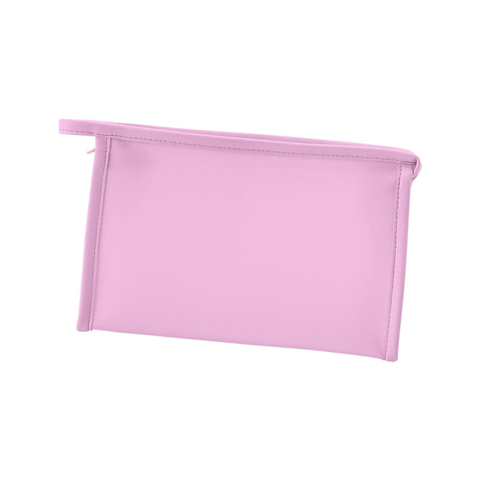 PVC Waterproof Makeup Bag Portable Bag for Vacation Business Trip Essentials Violet