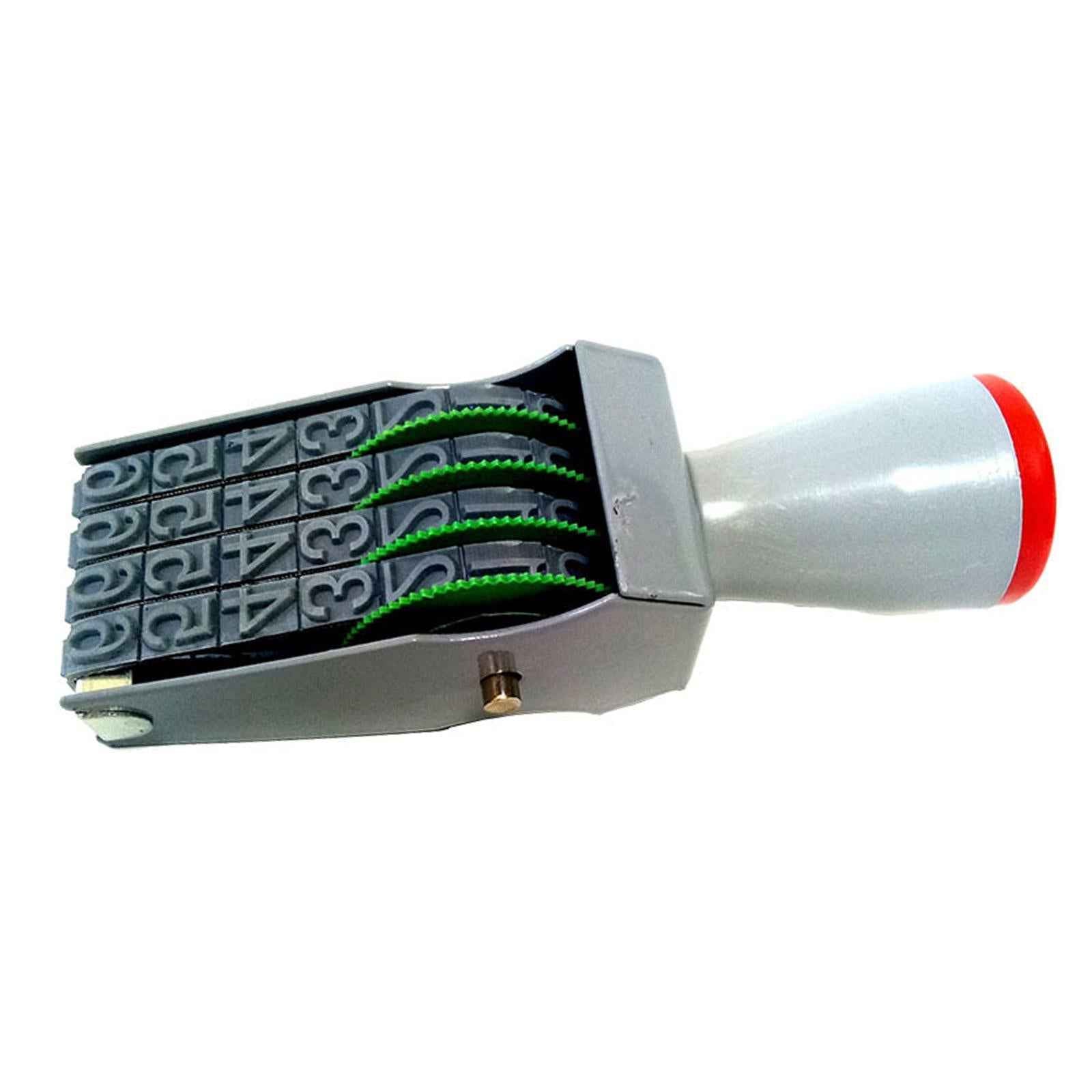 Rubber Number Stamp 4 Digit Accs for Stationery DIY Craft Card Making Office