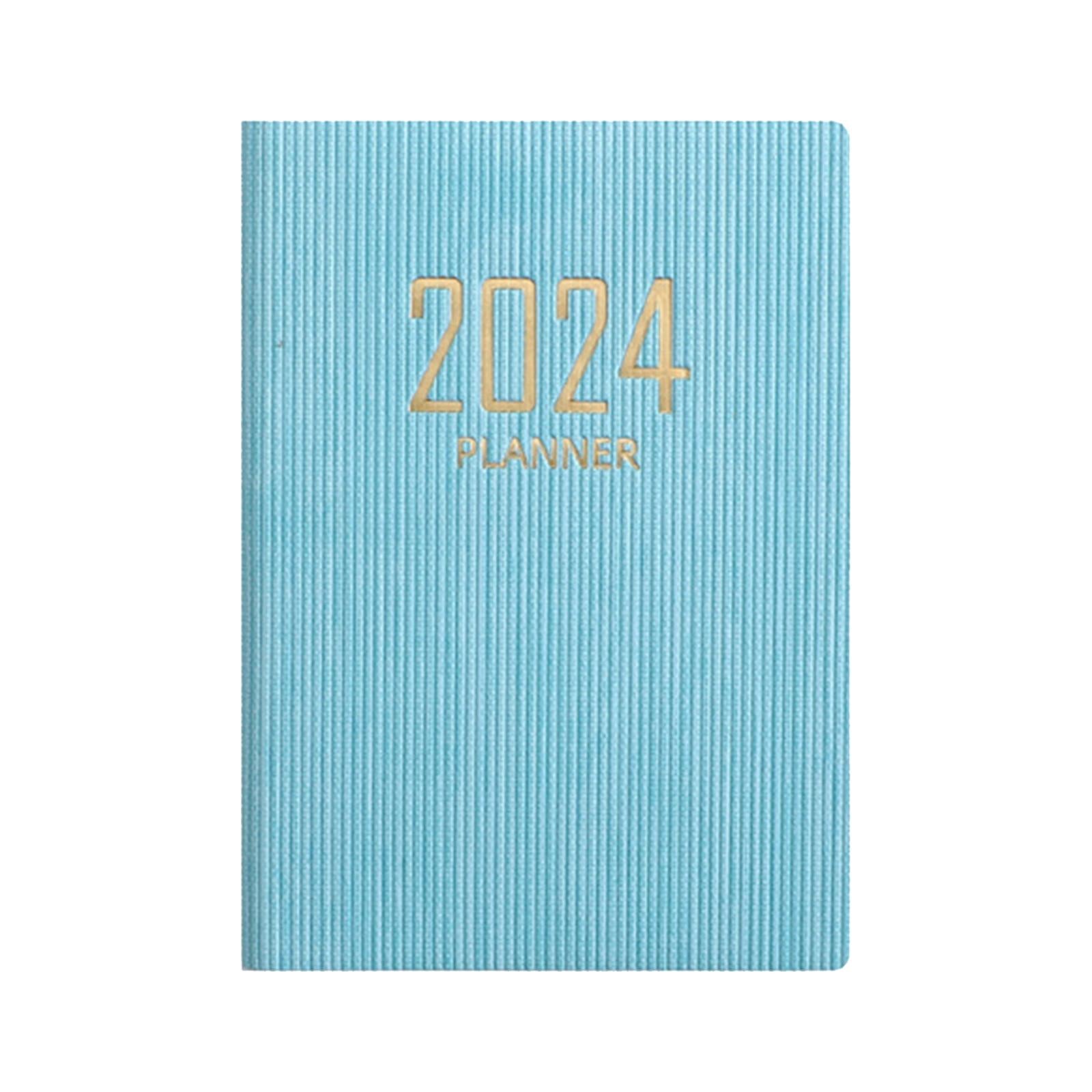 4xSchedule Notebook Monthly Planner Appointment Calendar Diary Journal Durable Blue