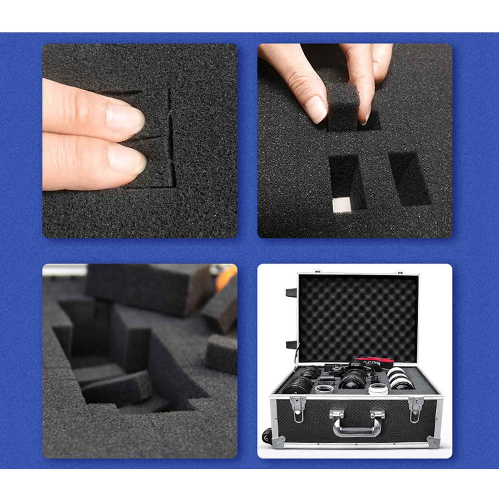 Packing Sponge Pad Board Storage Box Insert Drawer Cases Cushion Liner Sheet Thick 20mm