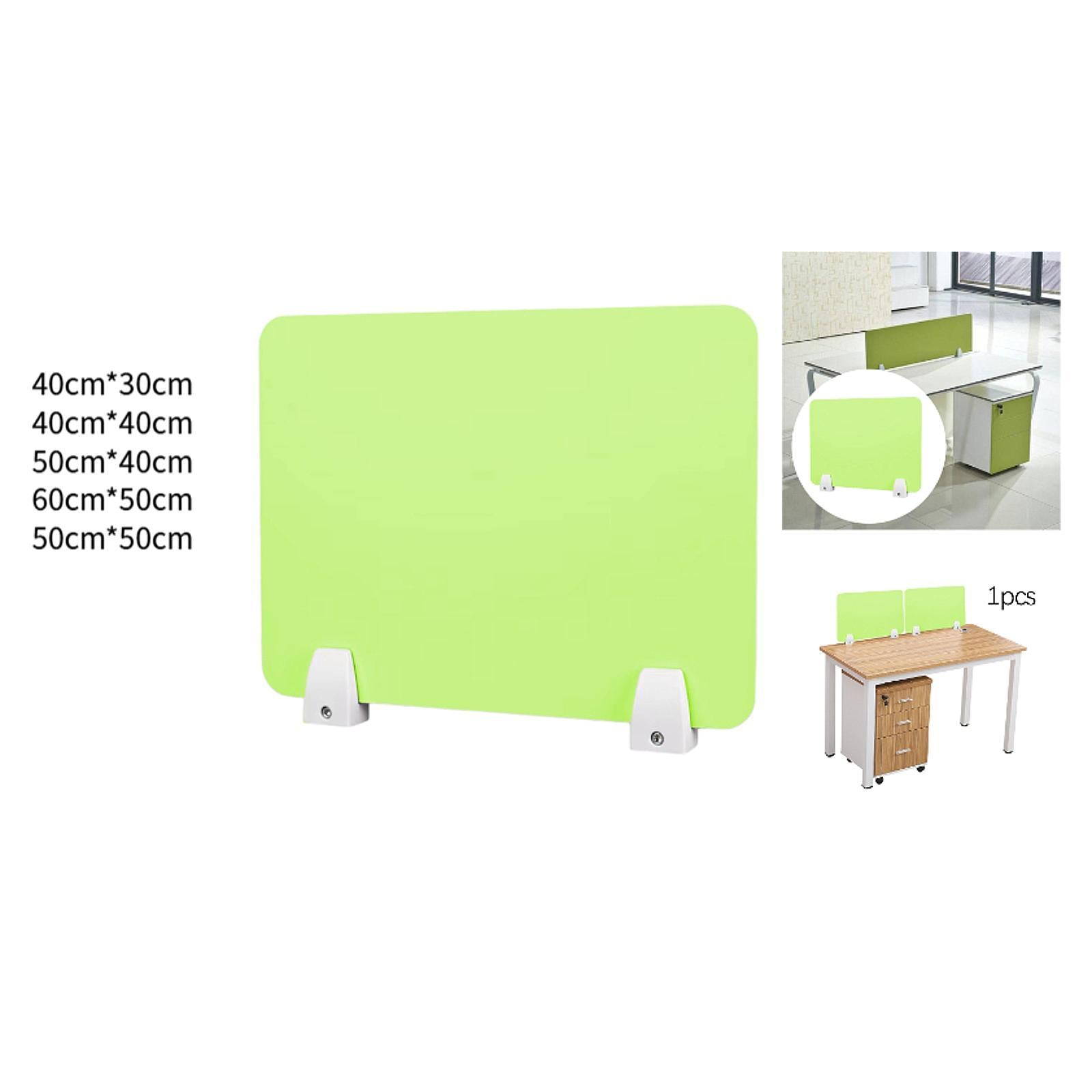 Desktop Partition Board Desk Divider Clip on for Teacher Student Call Center 30x40cm